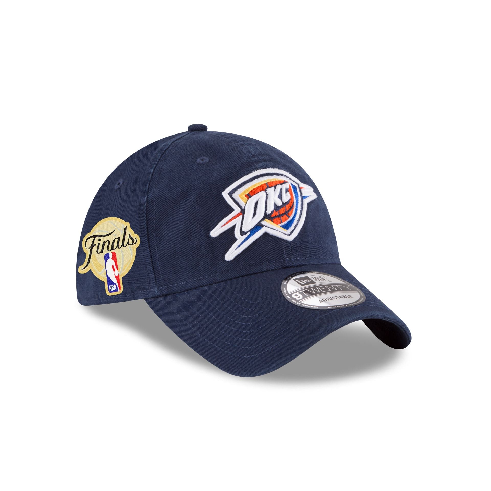 Oklahoma City Thunder 2025 NBA Finals Sidepatch 9TWENTY Adjustable Hat