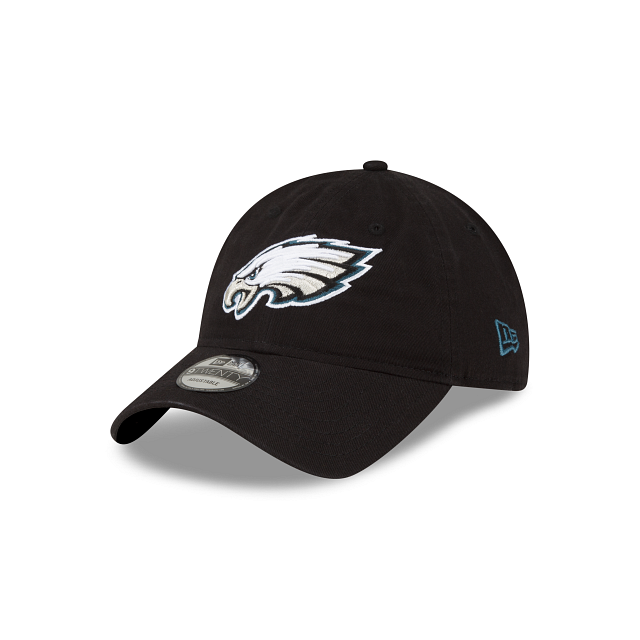 Philadelphia Eagles Core Classic Black 9TWENTY Adjustable Hat