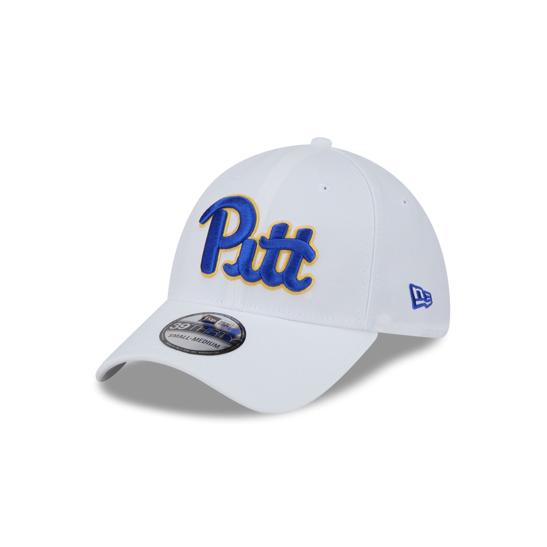 Pittsburgh Panthers Optic White 39THIRTY Stretch Fit Hat