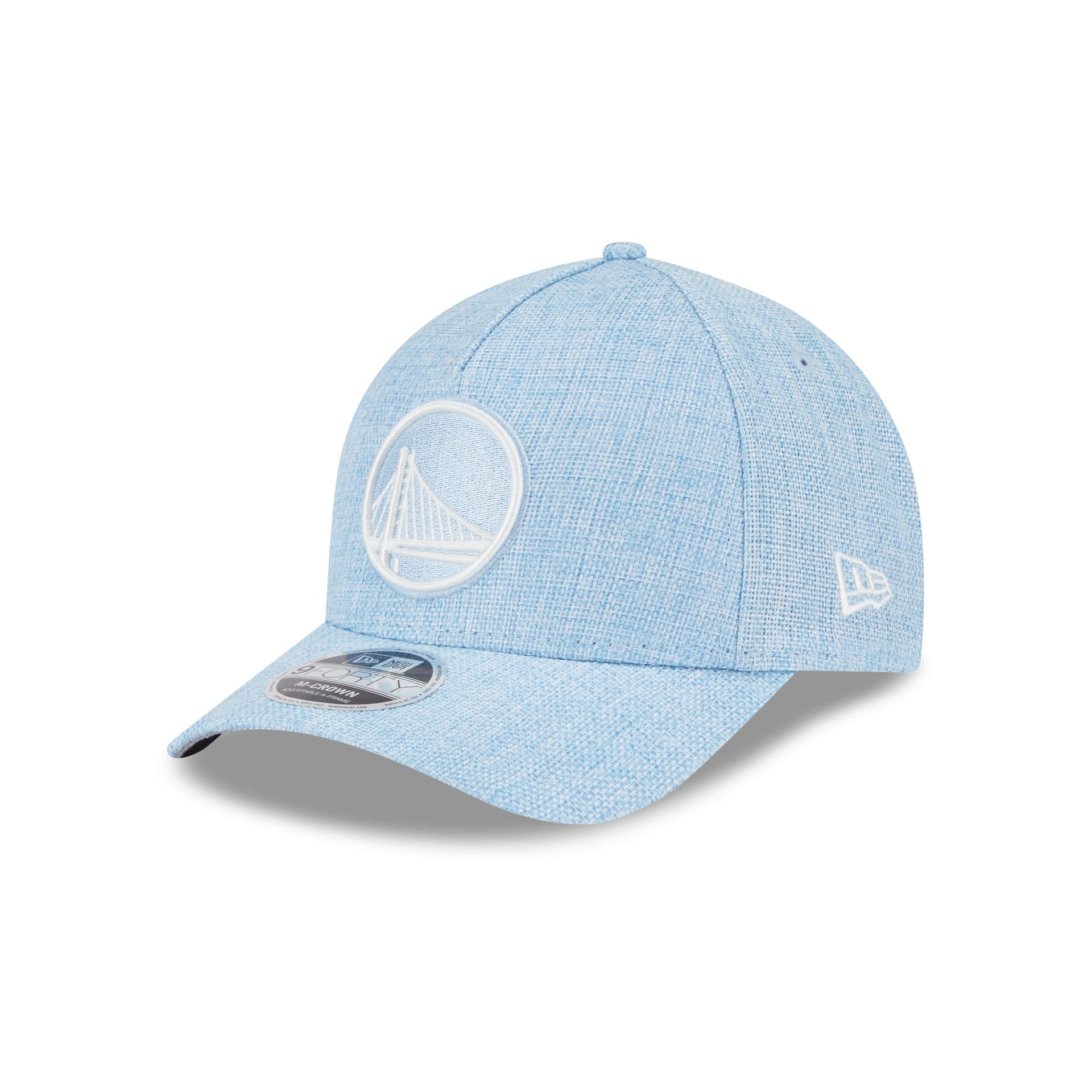 Golden State Warriors Cotton Weaver Blue 9FORTY M-Crown A-Frame Snapba