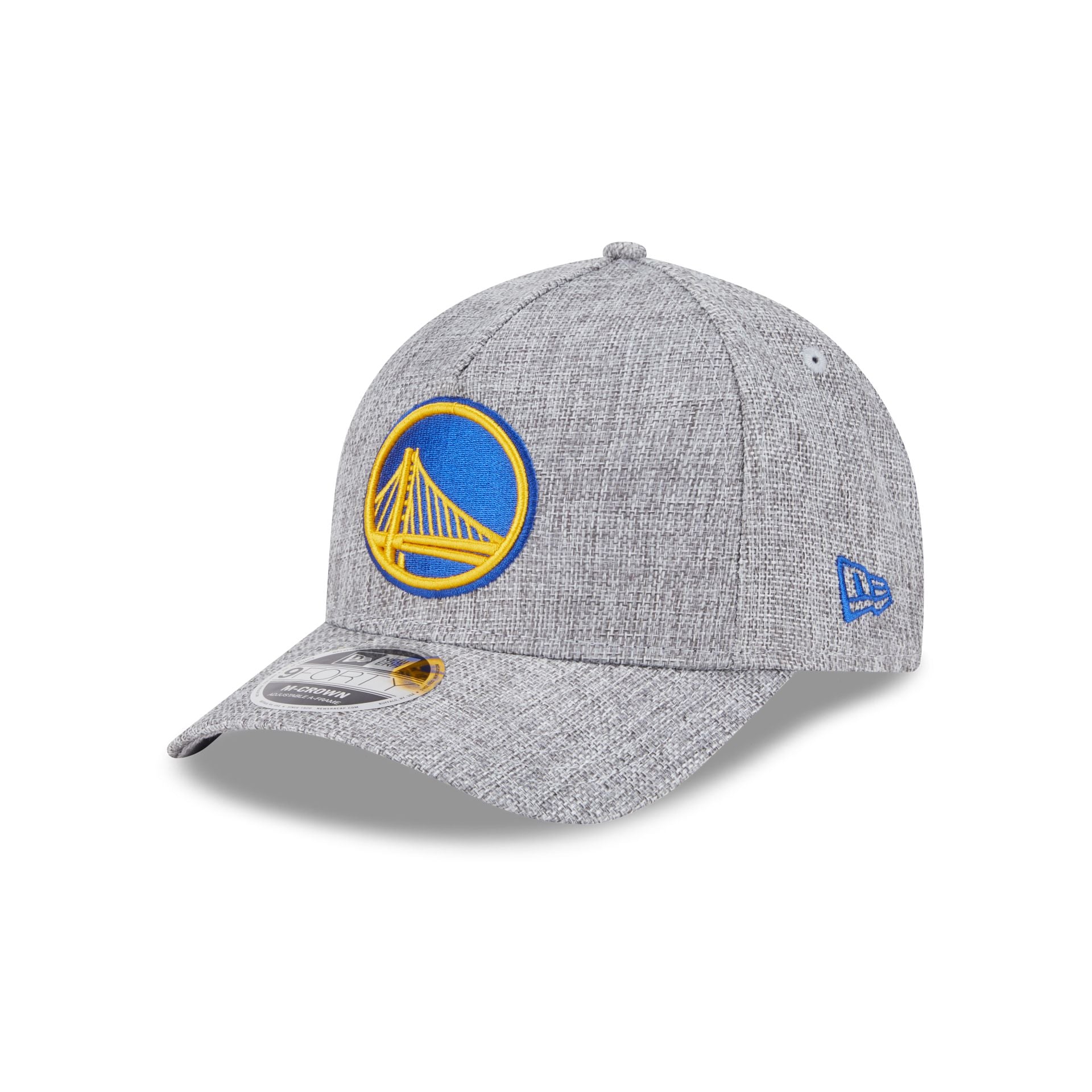 Golden State Warriors Cotton Weave Gray 9FORTY M-Crown A-Frame Snapbac
