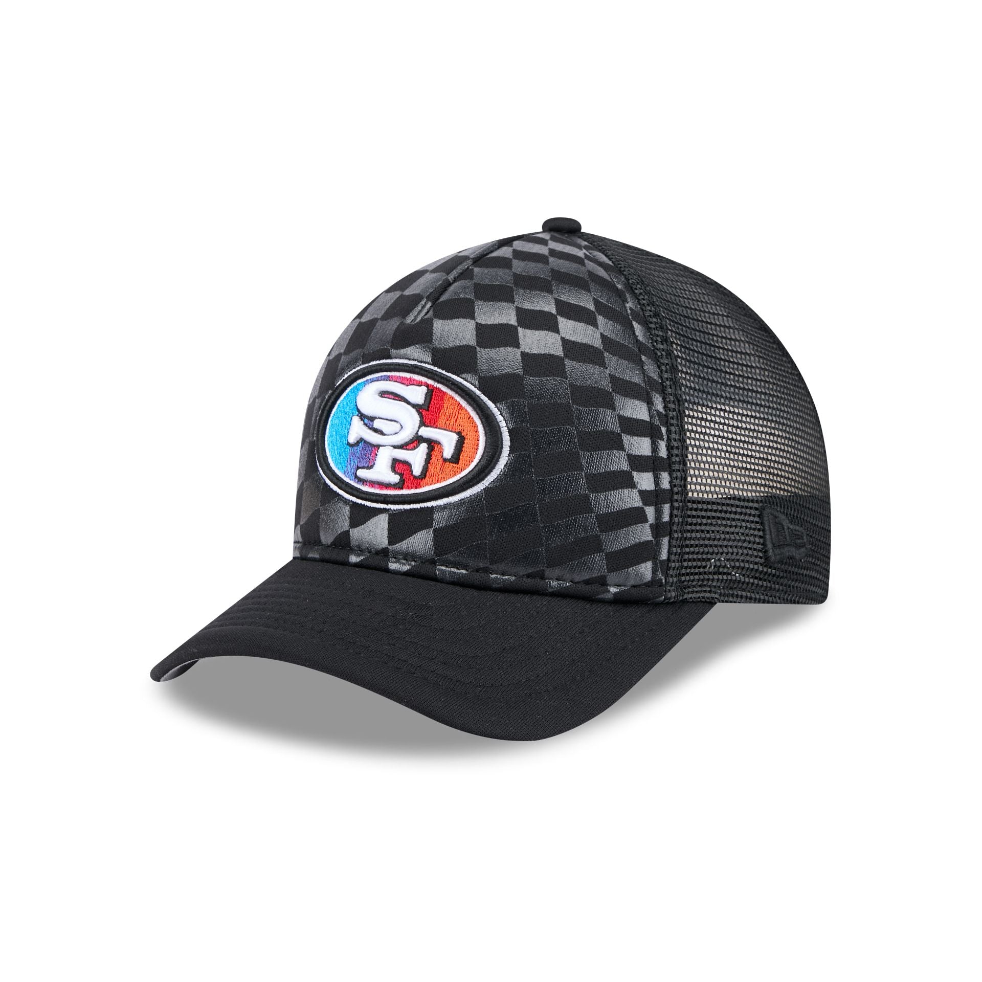 San Francisco 49ers Gradient Raceway 9FORTY M-Crown A-Frame Trucker Ha