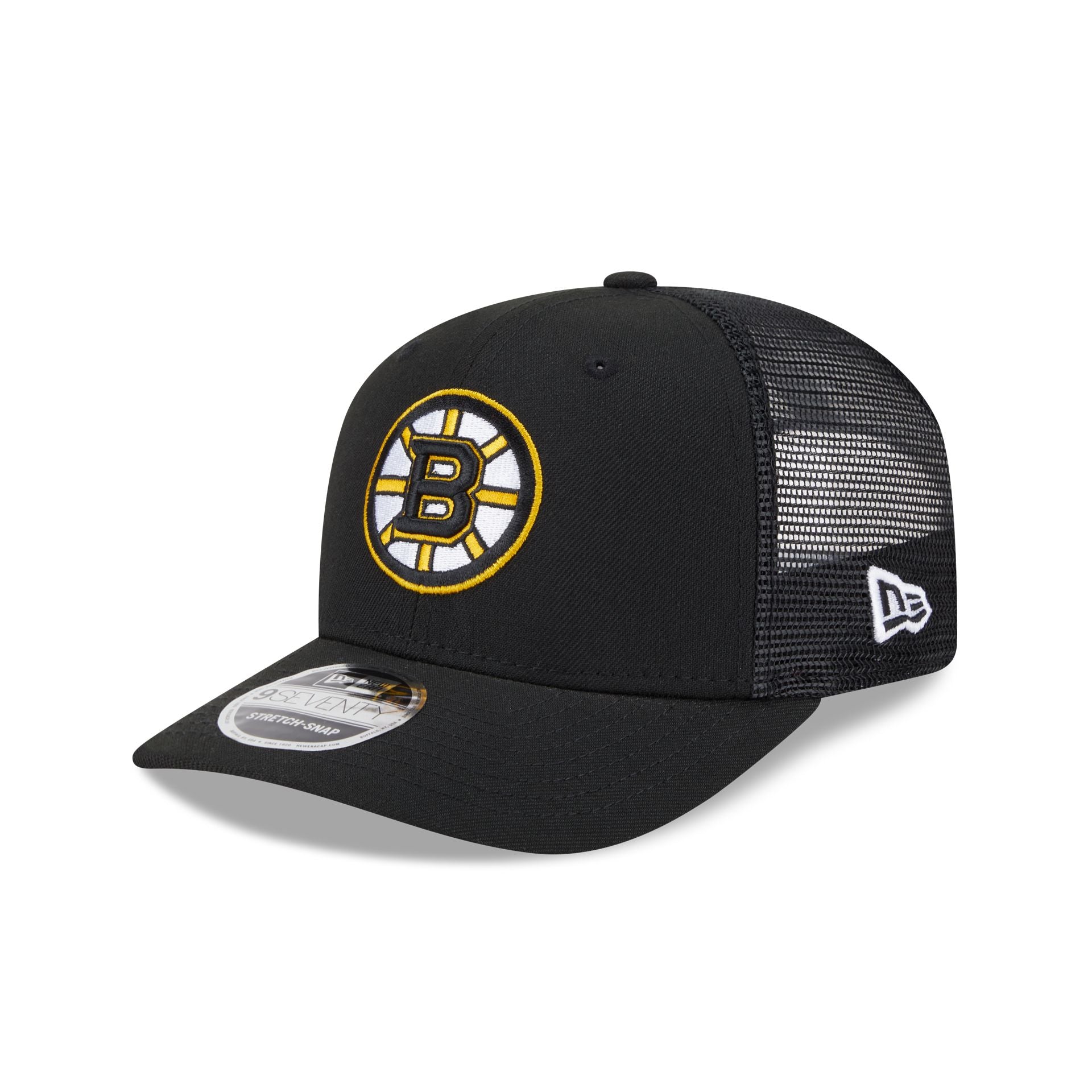 Boston Bruins Simple 9SEVENTY Trucker Hat