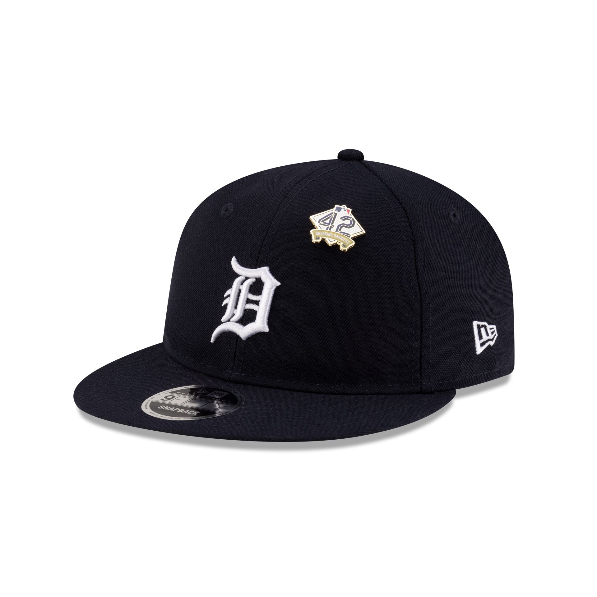 Detroit Tigers Jackie Robinson Day 2025 Retro Crown 9FIFTY Snapback Ha