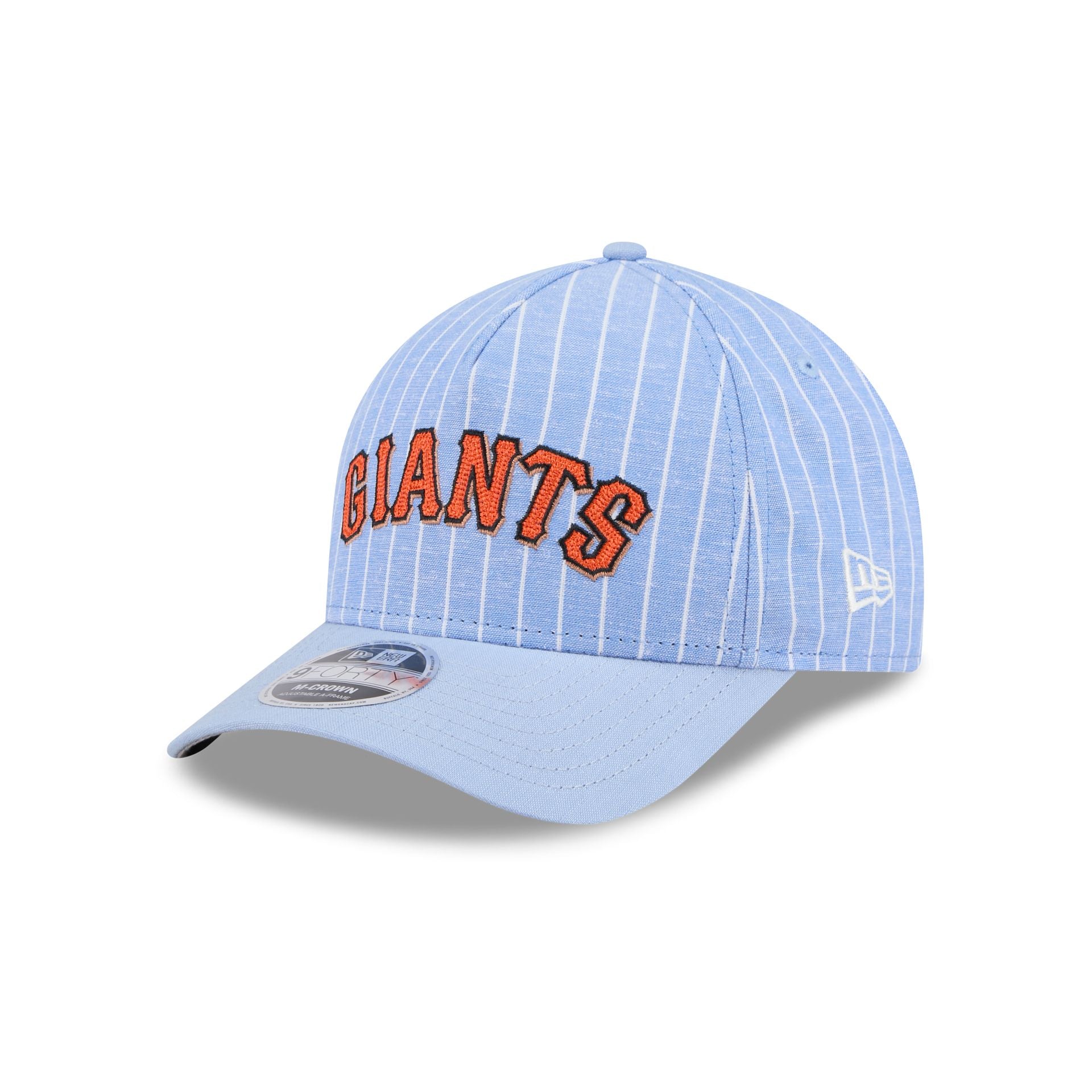 San Francisco Giants Pinstripe Linen 9FORTY M-Crown A-Frame Snapback H