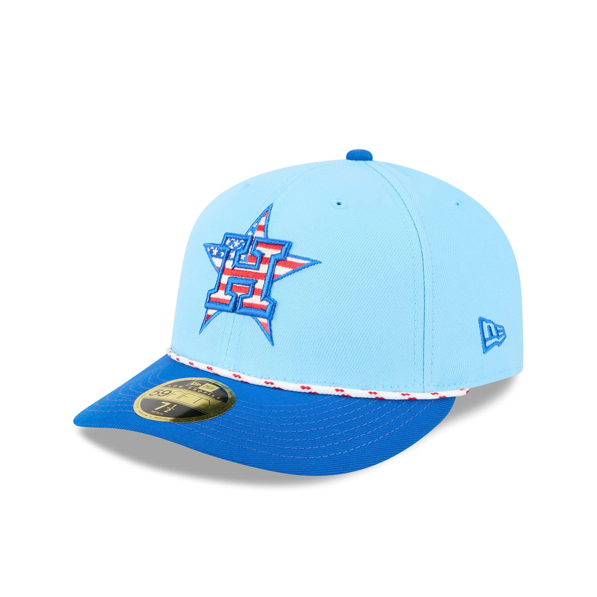 Houston Astros Independence Day 2025 Low Profile 59FIFTY Fitted Hat