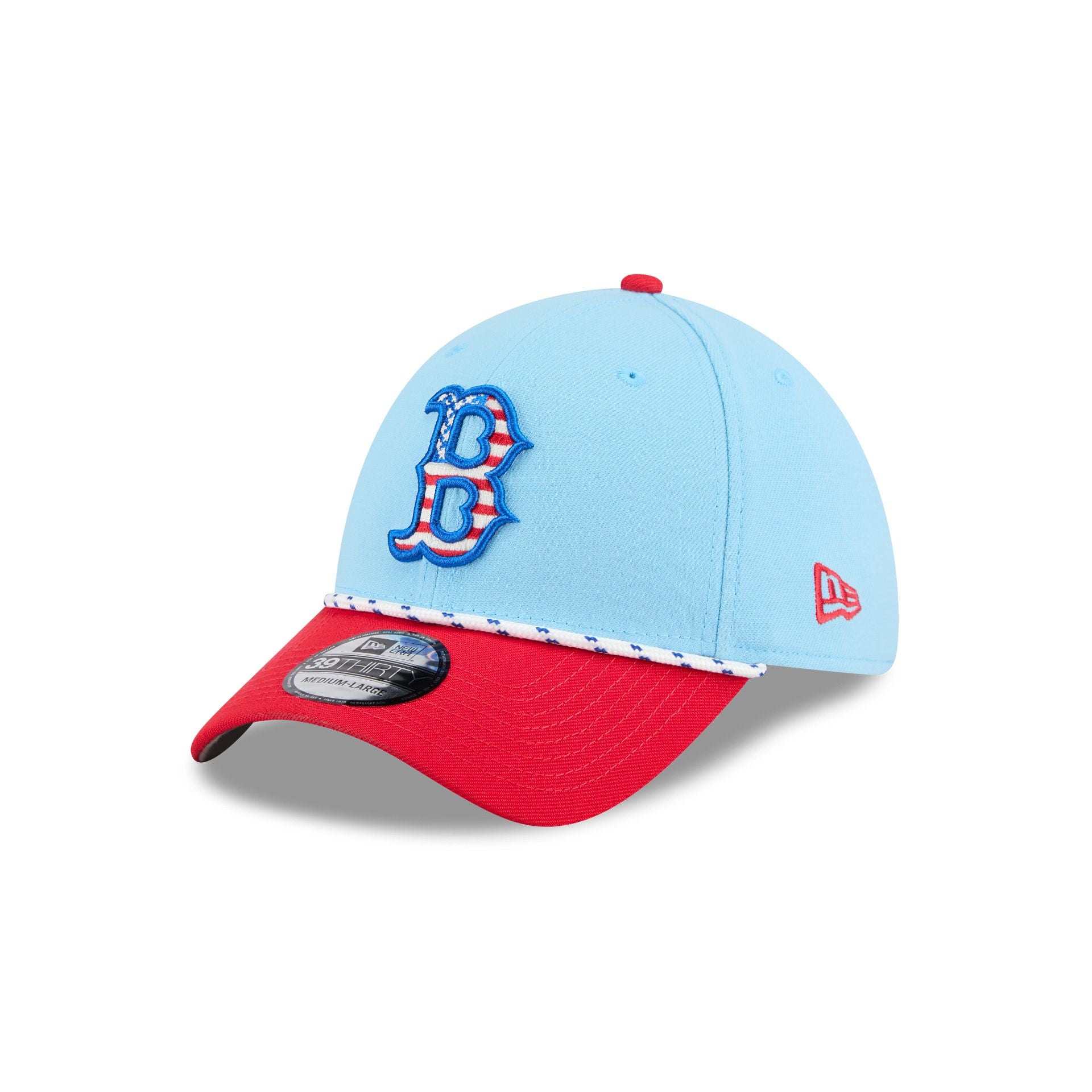 Boston Red Sox Independence Day 2025 39THIRTY Stretch Fit Hat