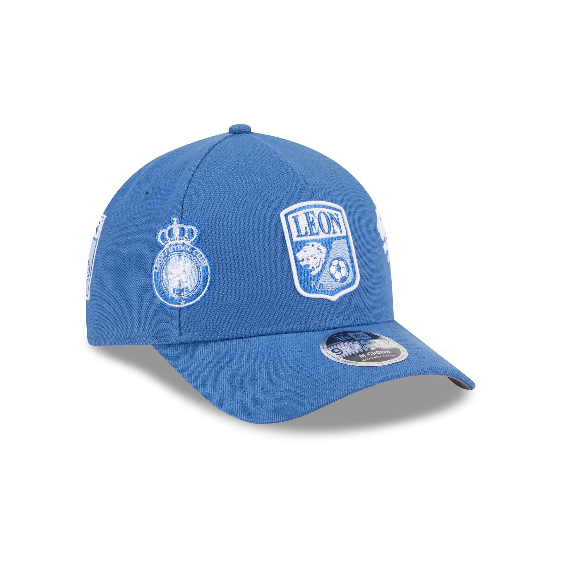 Club Le??n Indigo 9FORTY M-Crown A-Frame Trucker Hat