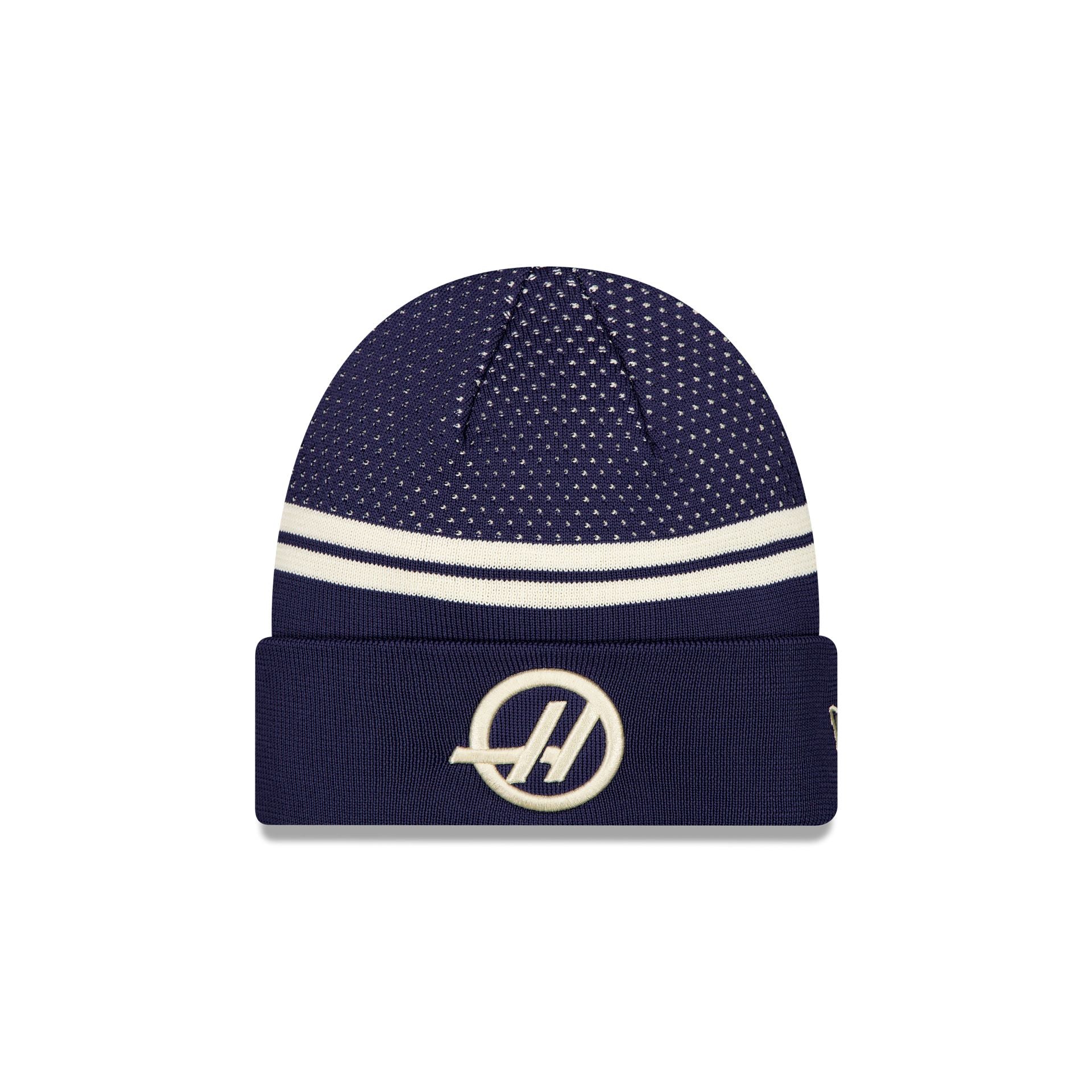 MoneyGram Haas F1 Team Light Navy Cuff Knit Beanie