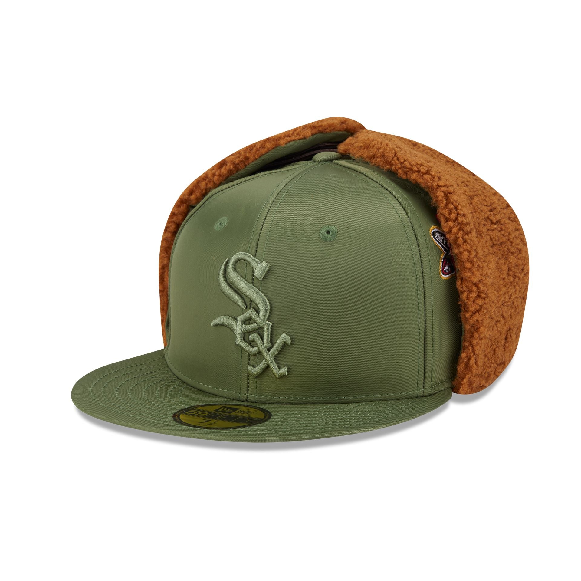 Alpha Industries x Chicago White Sox Olive Green Dog Ear 59FIFTY Fitte