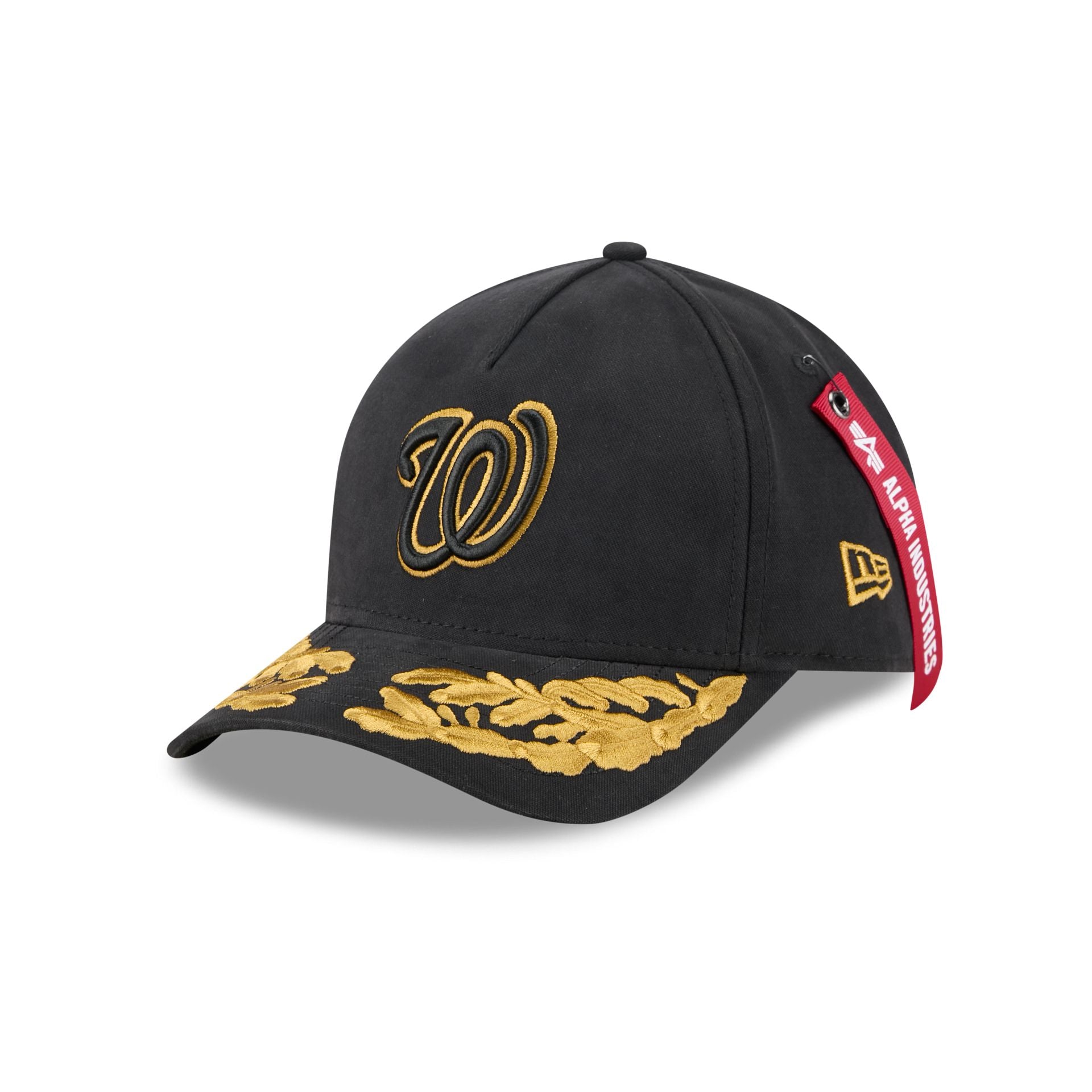 Alpha Industries x Washington Nationals Black 9FORTY M-Crown A-Frame S