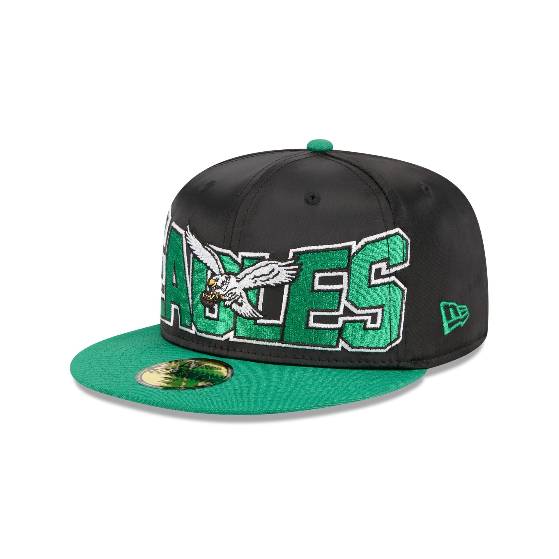 Philadelphia Eagles Bold Satin 59FIFTY Fitted Hat