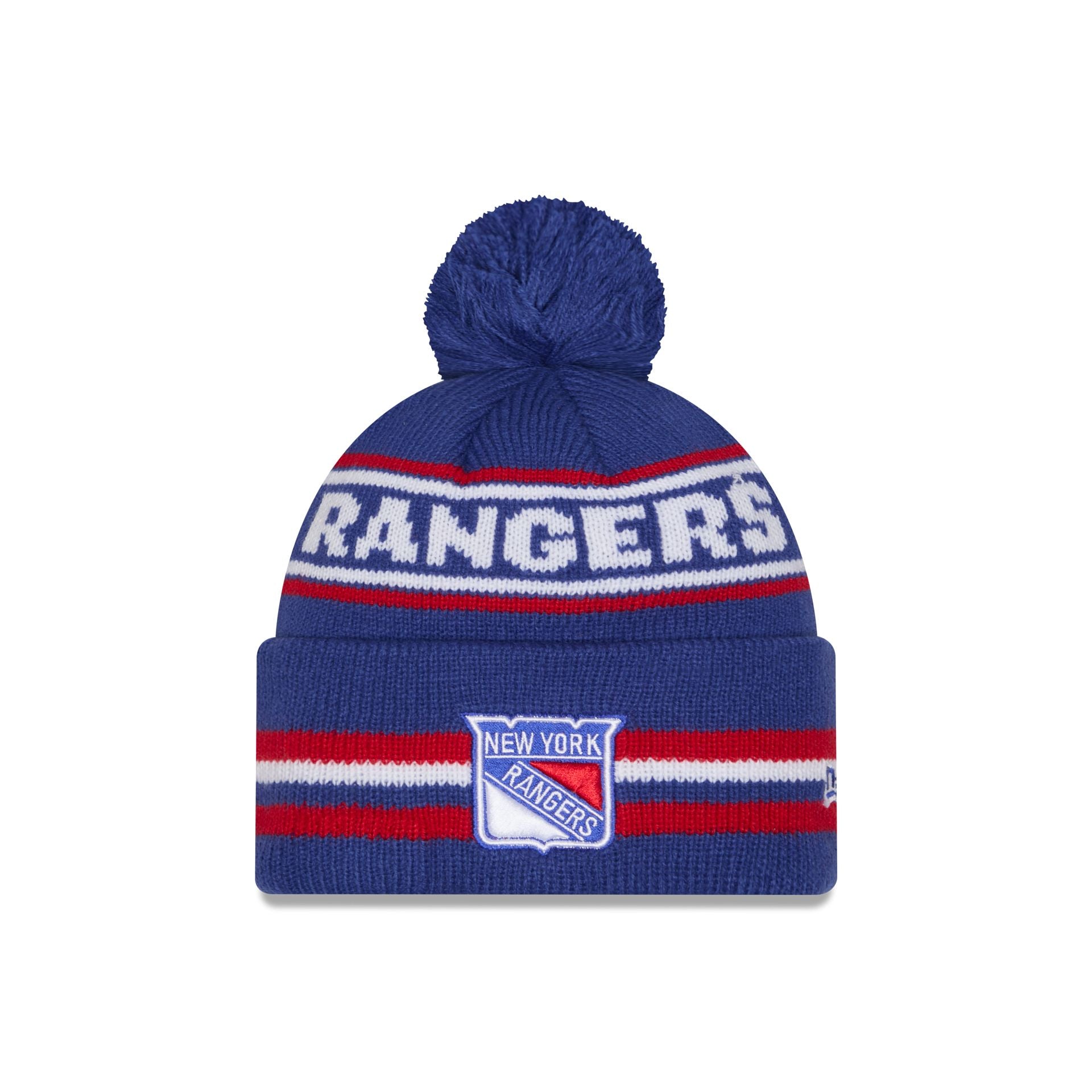 New York Rangers Classic Pom Knit Hat