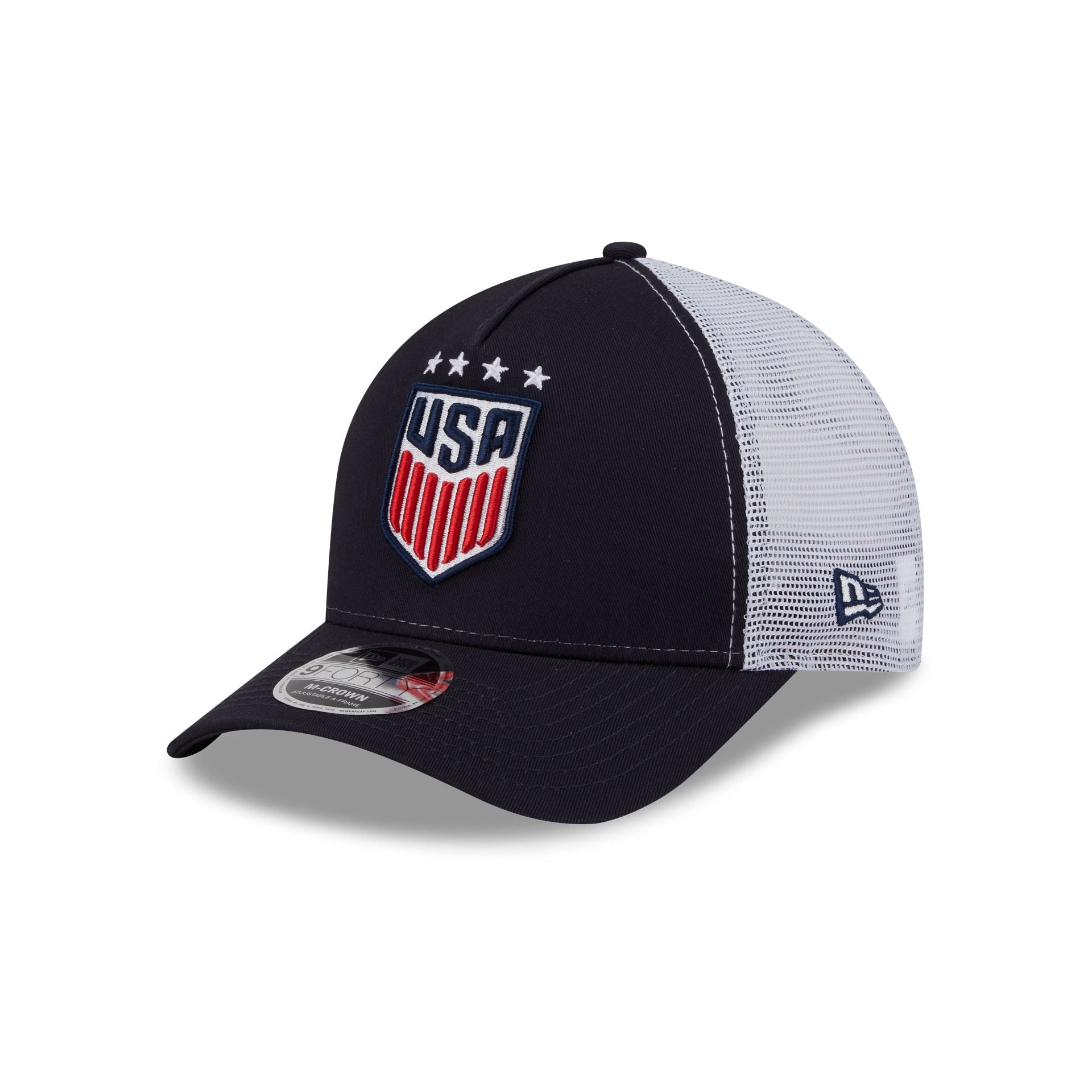 U.S. Soccer Women's National Team Navy 9FORTY M-Crown A-Frame Trucker
