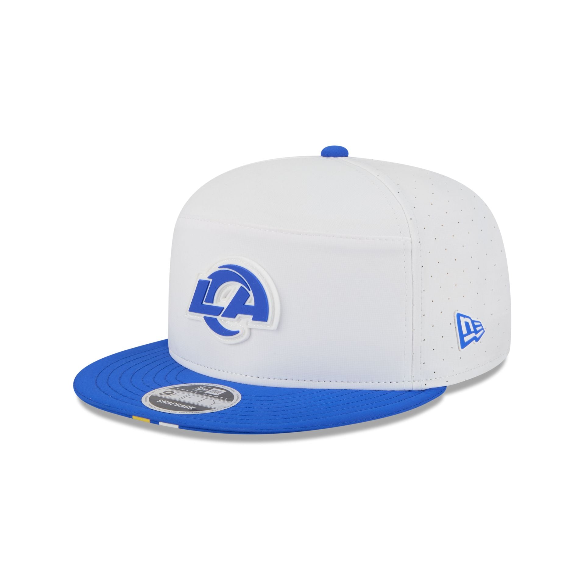 Los Angeles Rams 2025 Training Split Panel 9FIFTY Snapback Hat