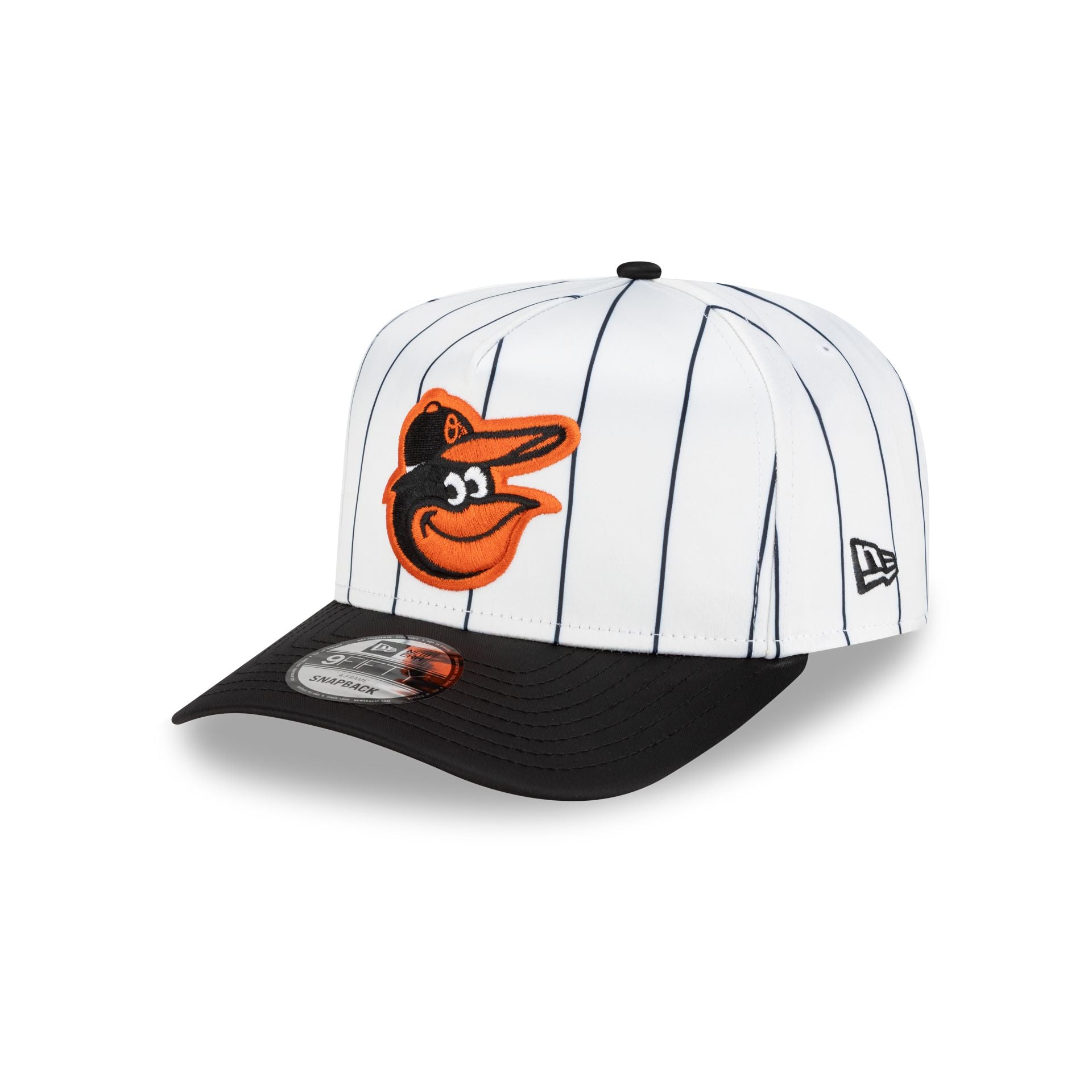 Baltimore Orioles Satin Pinstripe 9FIFTY A-Frame Snapback Hat