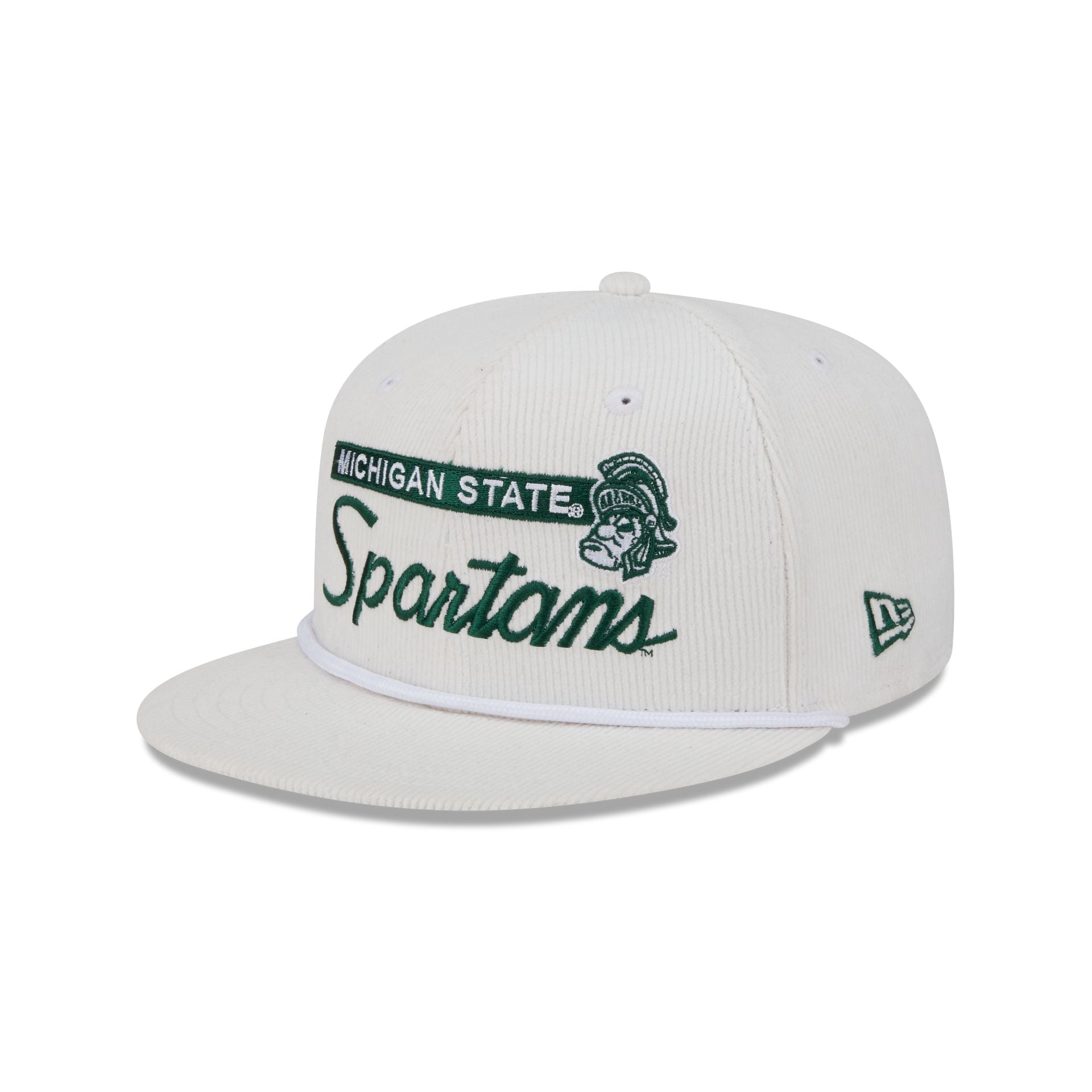 Michigan State Spartans College Vault Corduroy Rope 9FIFTY Snapback Ha