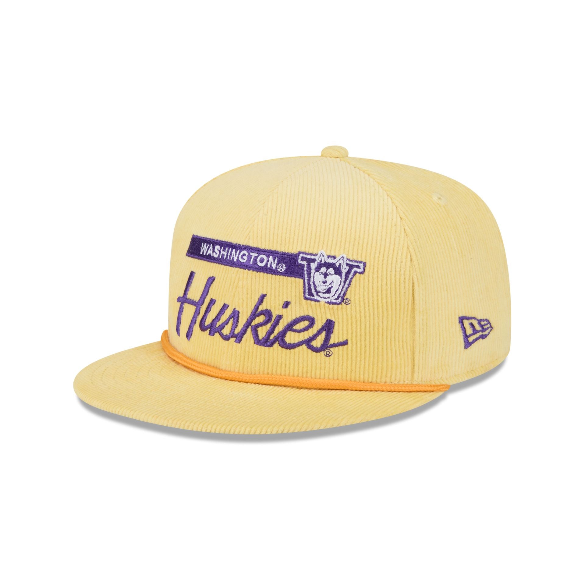 Washington Huskies College Vault Corduroy Rope 9FIFTY Snapback Hat