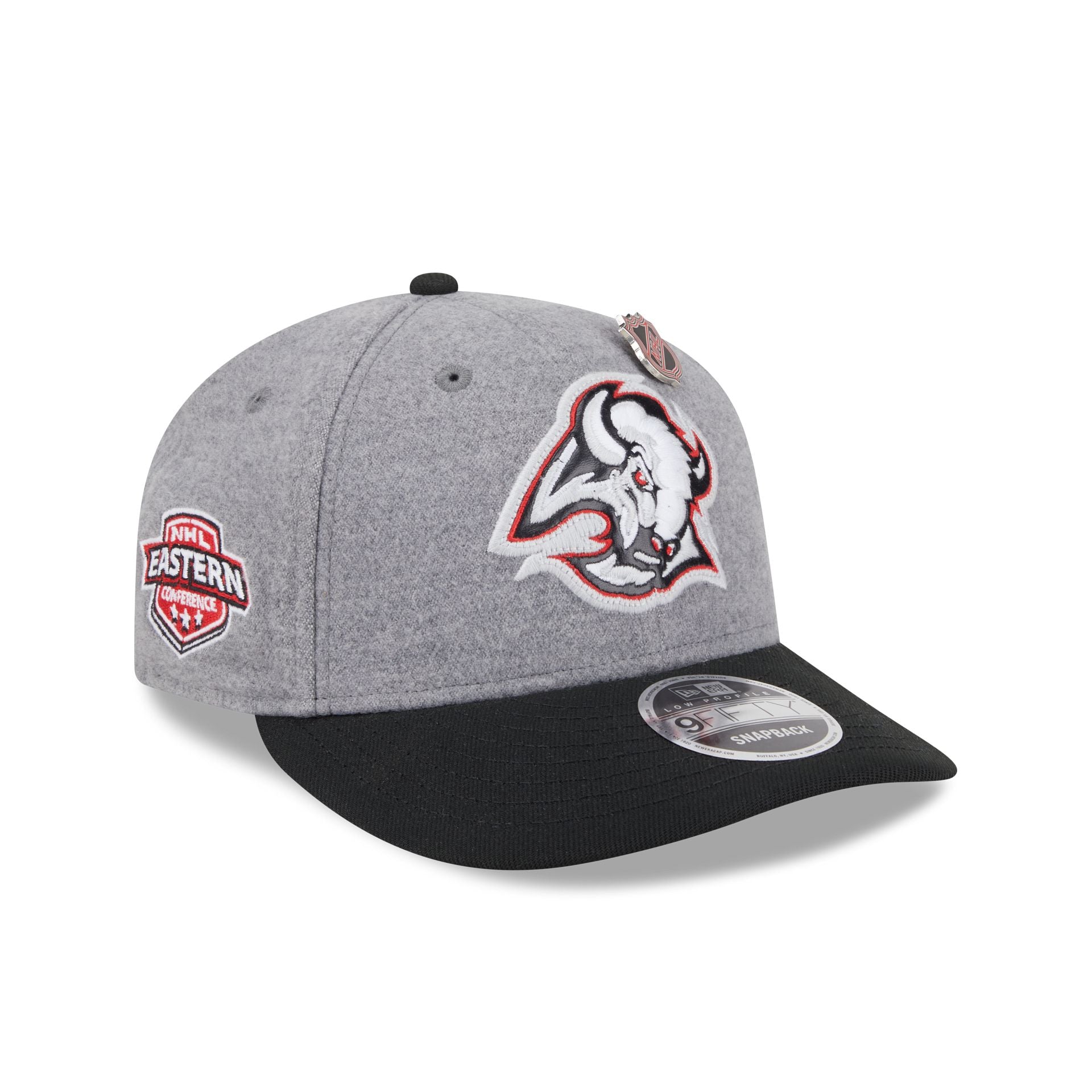 Buffalo Sabres Alternate Heather Gray Wool Low Profile 9FIFTY Snapback