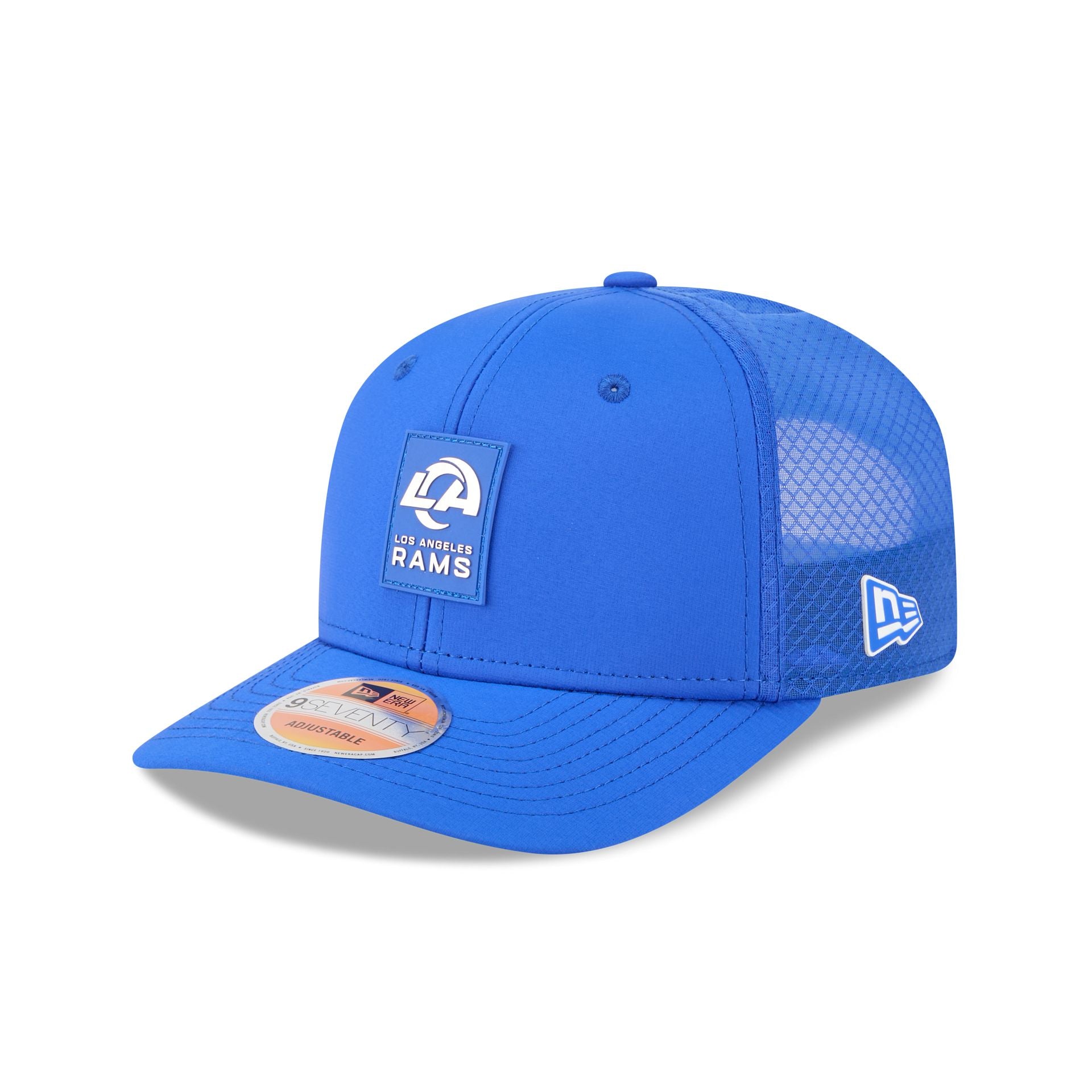 Los Angeles Rams 2025 Sideline Hot Weather 9SEVENTY Trucker Hat