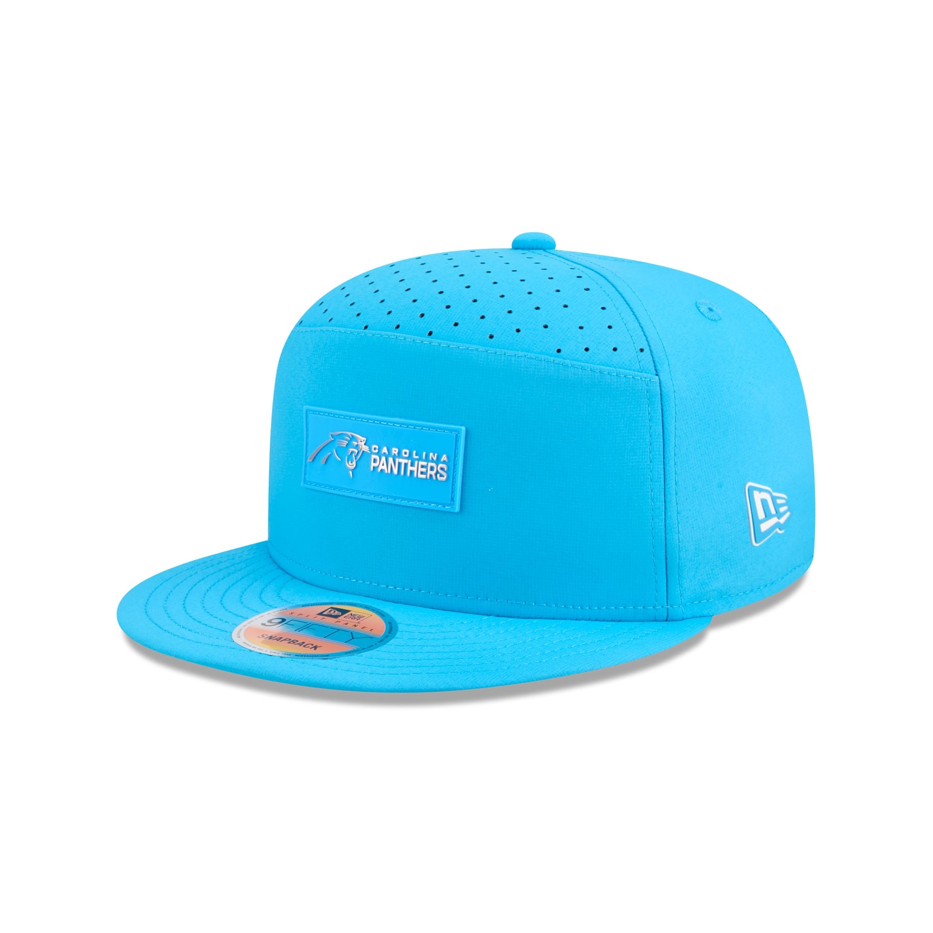 Carolina Panthers 2025 Sideline Hot Weather Split Panel 9FIFTY Snapbac