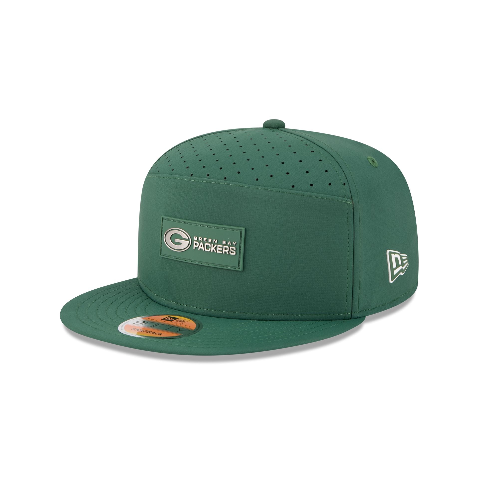Green Bay Packers 2025 Sideline Hot Weather Split Panel 9FIFTY Snapbac