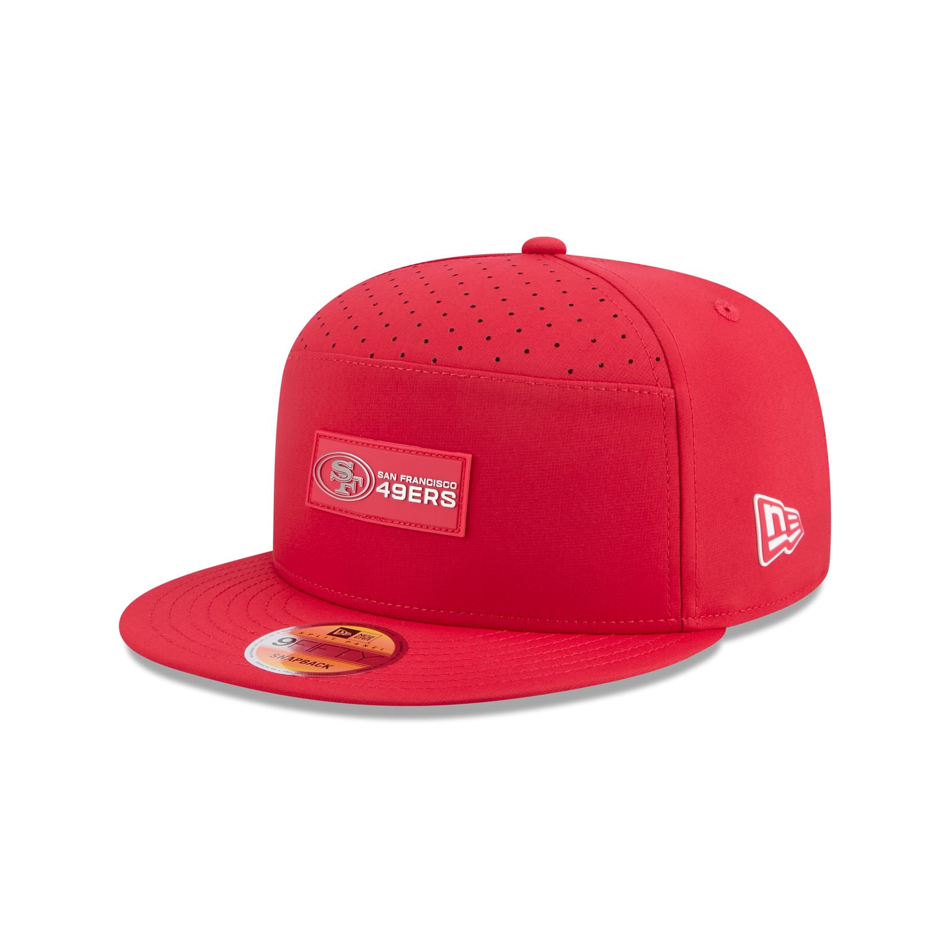 San Francisco 49ers 2025 Sideline Hot Weather Split Panel 9FIFTY Snapb