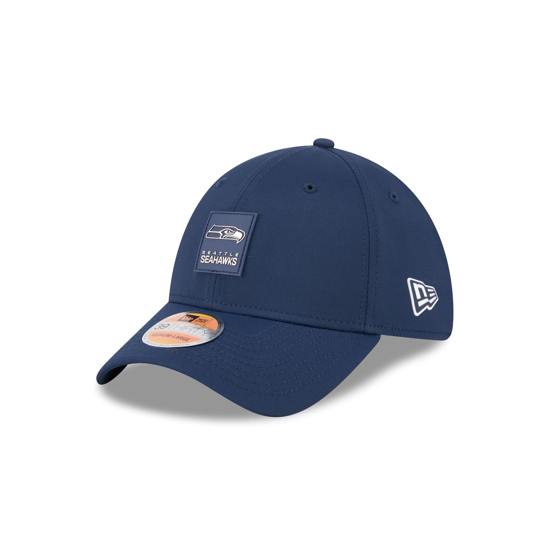 Seattle Seahawks 2025 Sideline Hot Weather 39THIRTY Stretch Fit Hat