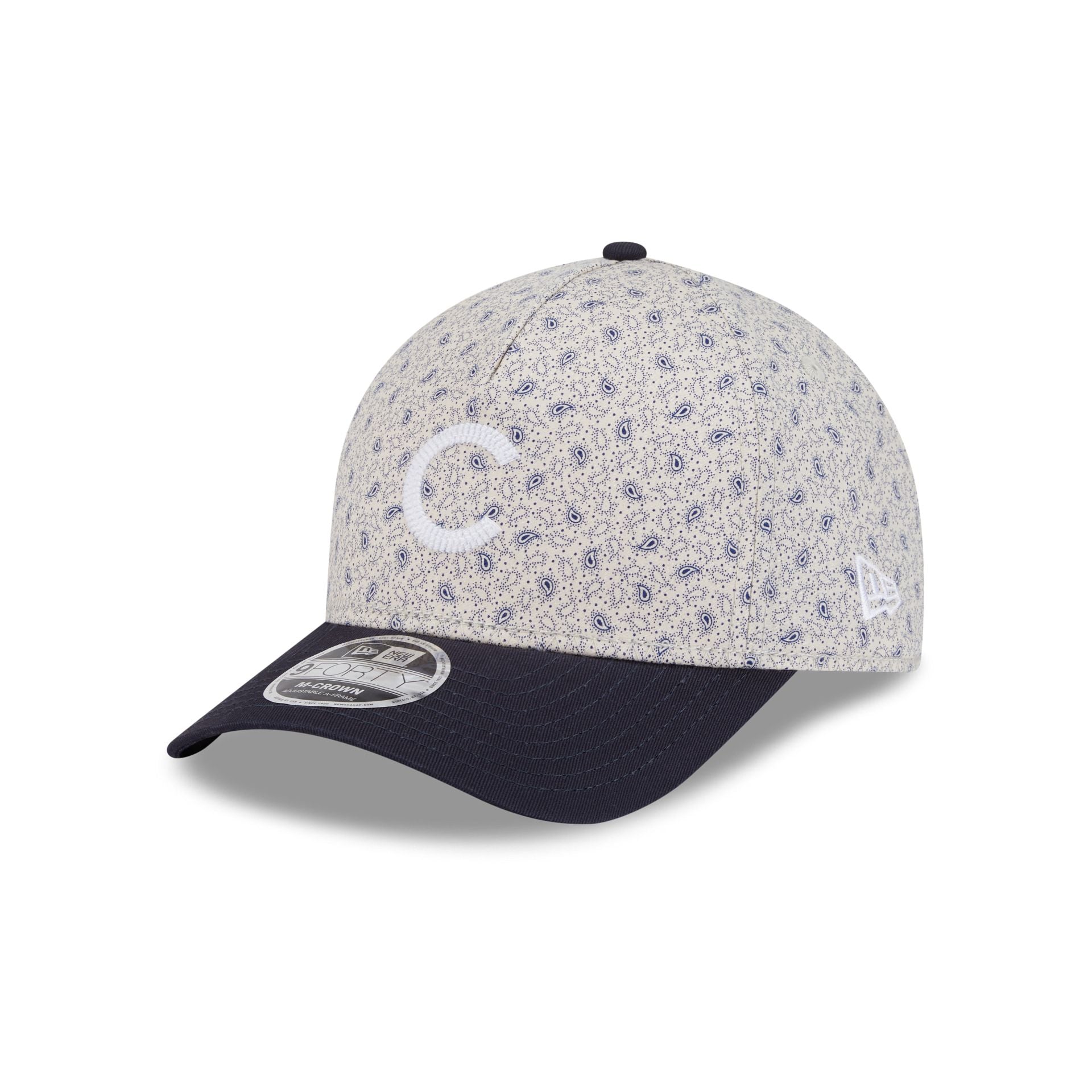 Chicago Cubs Micro Print 9FORTY M-Crown A-Frame Adjustable Hat