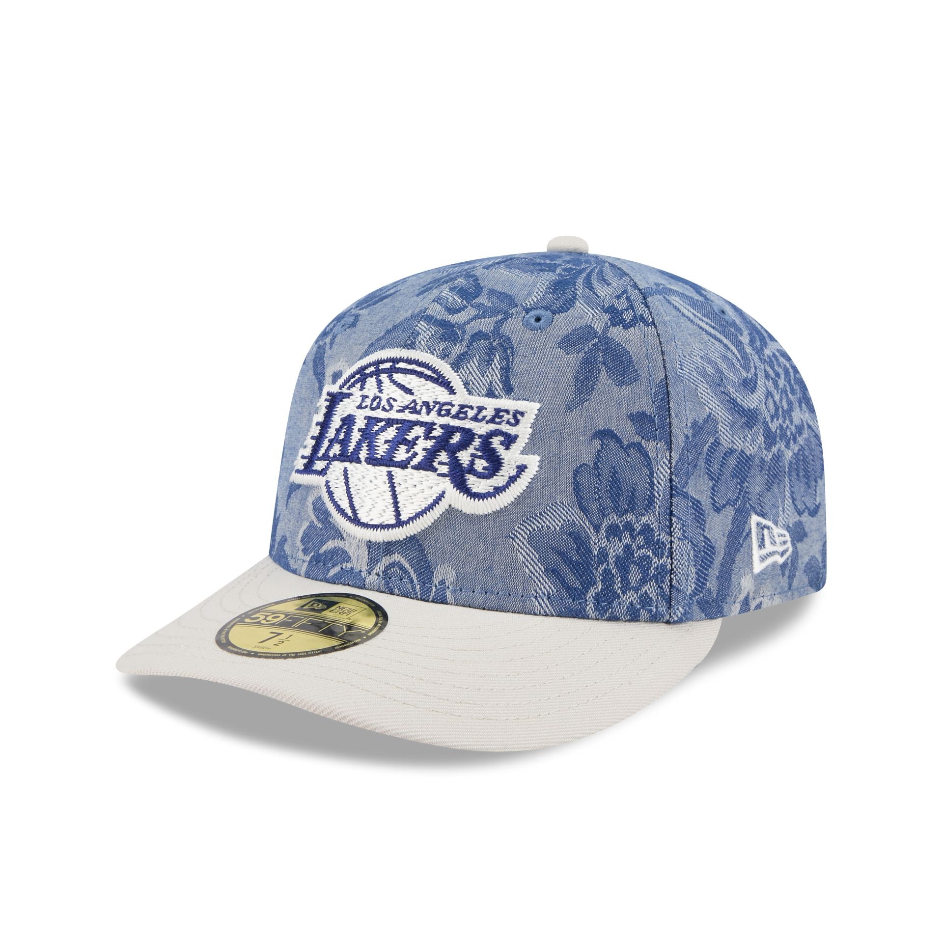 Los Angeles Lakers Two-Tone Denim 59FIFTY Fitted Hat