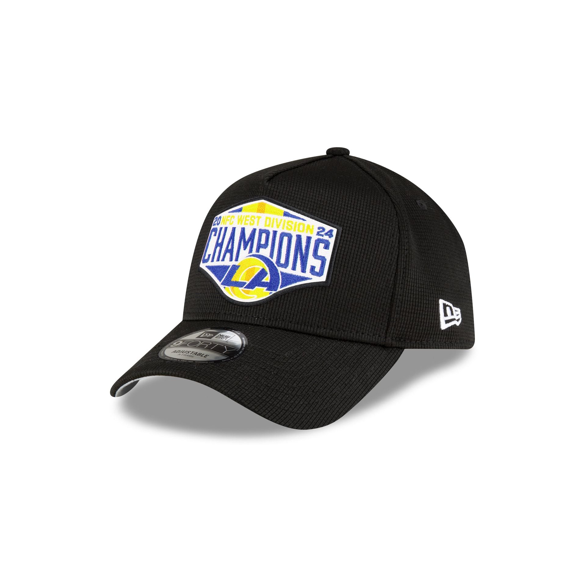 Los Angeles Rams 2024 Division Champion Locker Room 9FORTY A-Frame Sna