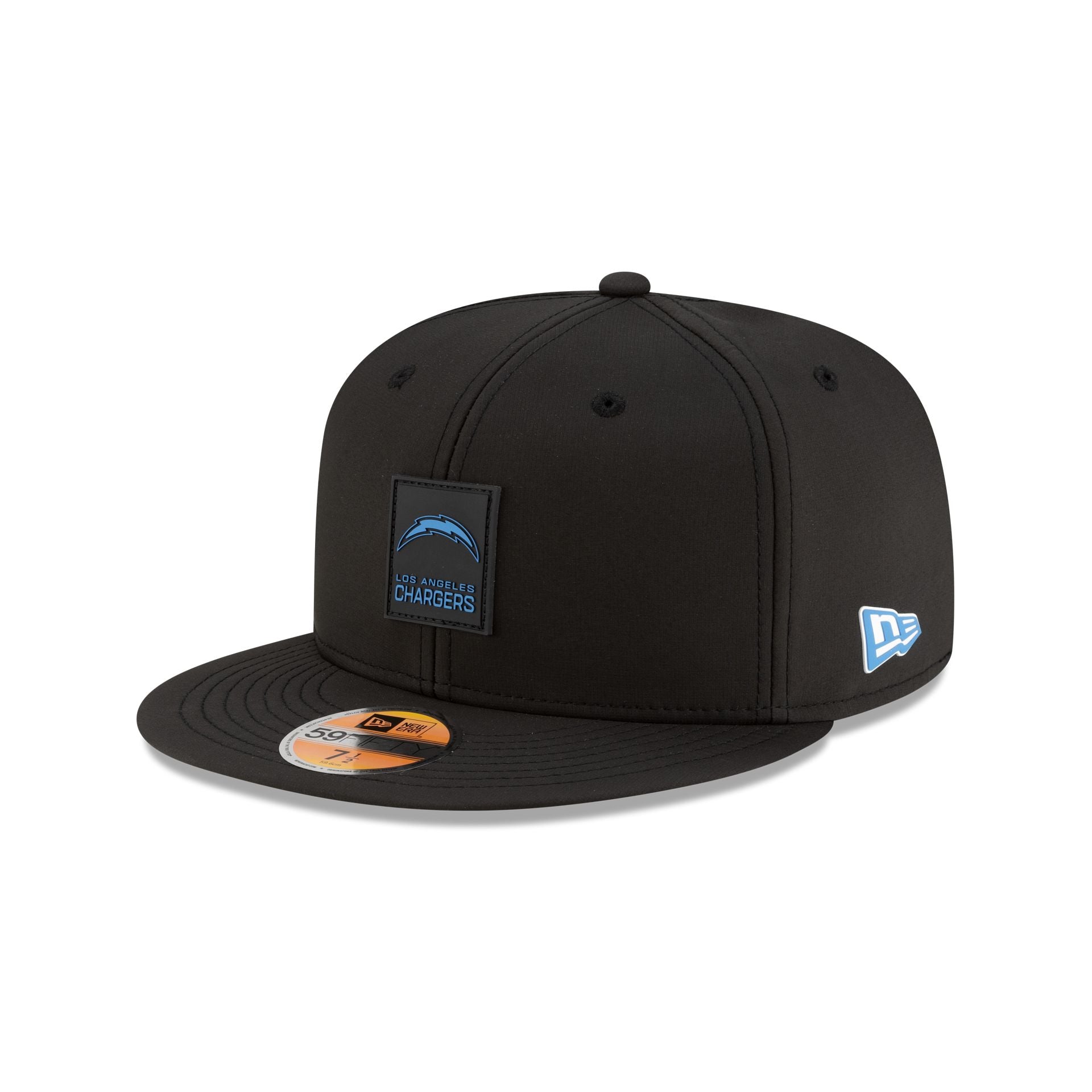 Los Angeles Chargers 2025 Sideline Hot Weather Black 59FIFTY Fitted Ha