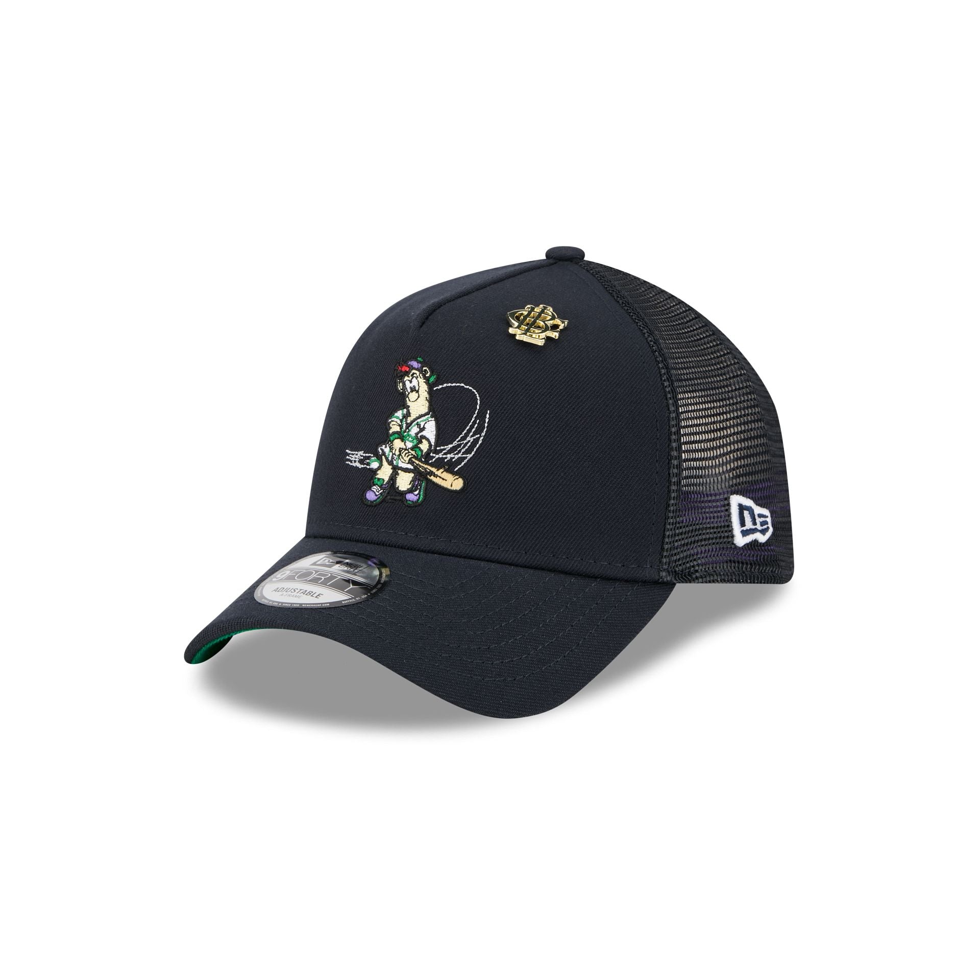 Big League Chew x Atlanta Braves 9FORTY A-Frame Trucker Hat