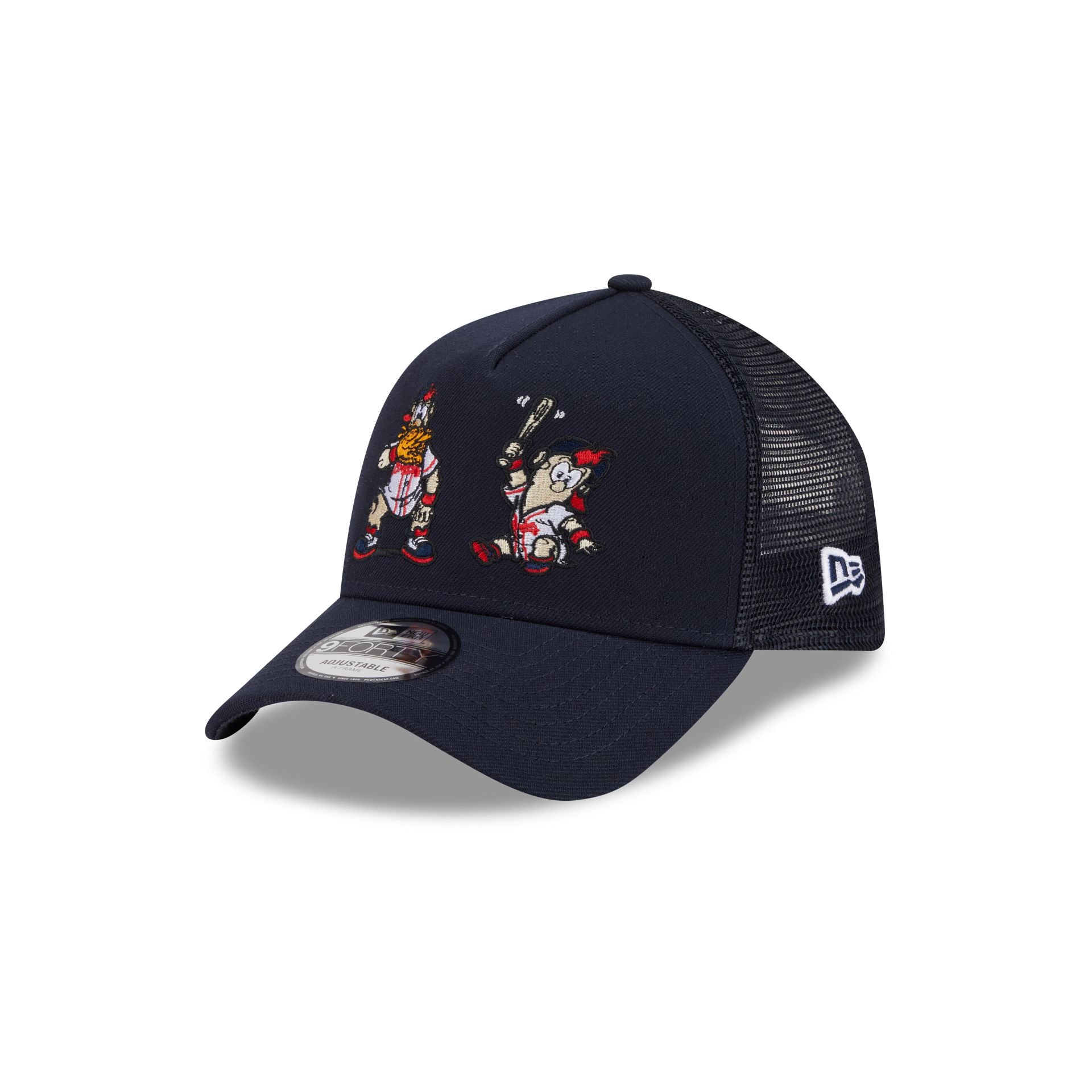 Atlanta Braves Generation Mascots 9FORTY A-Frame Trucker Hat