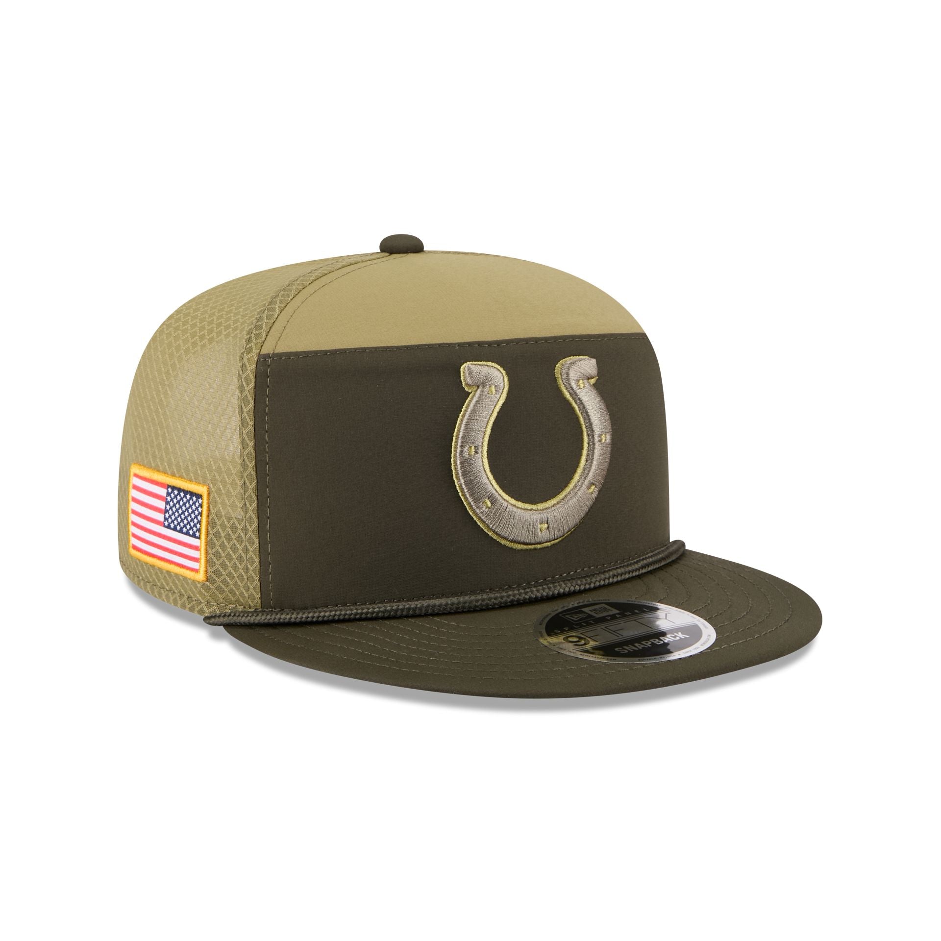 Indianapolis Colts 2025 Salute to Service Split Panel 9FIFTY Trucker H