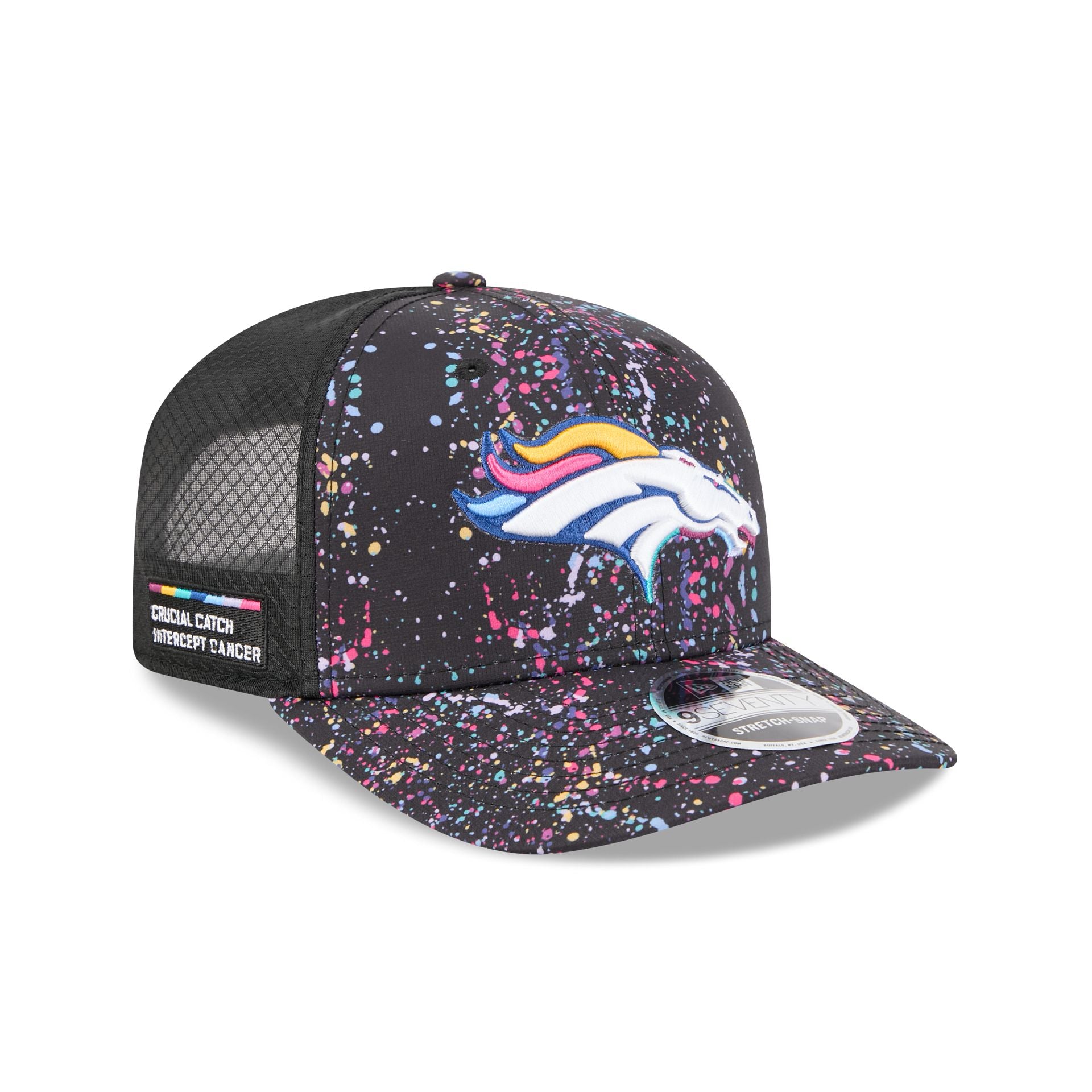 Denver Broncos 2025 Crucial Catch 9SEVENTY Trucker Hat