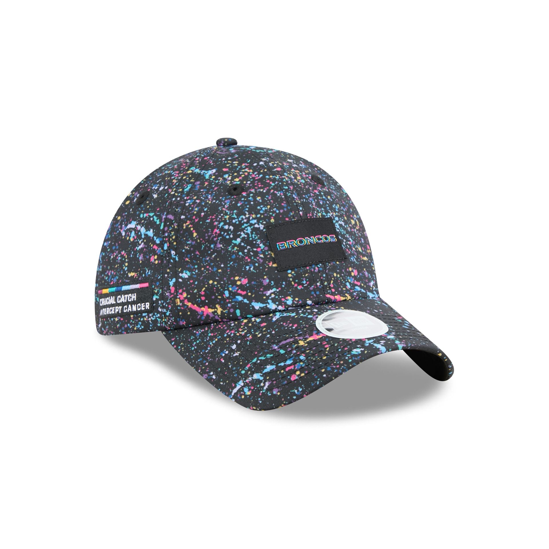 Denver Broncos 2025 Crucial Catch Women's Open Back Ponytail Cap Hat