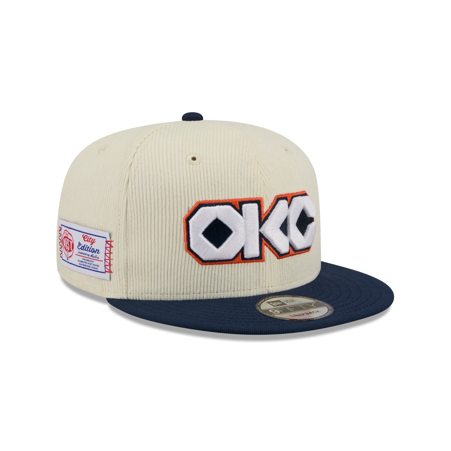 Oklahoma City Thunder 2025 City Edition Chrome White Corduroy 9FIFTY S