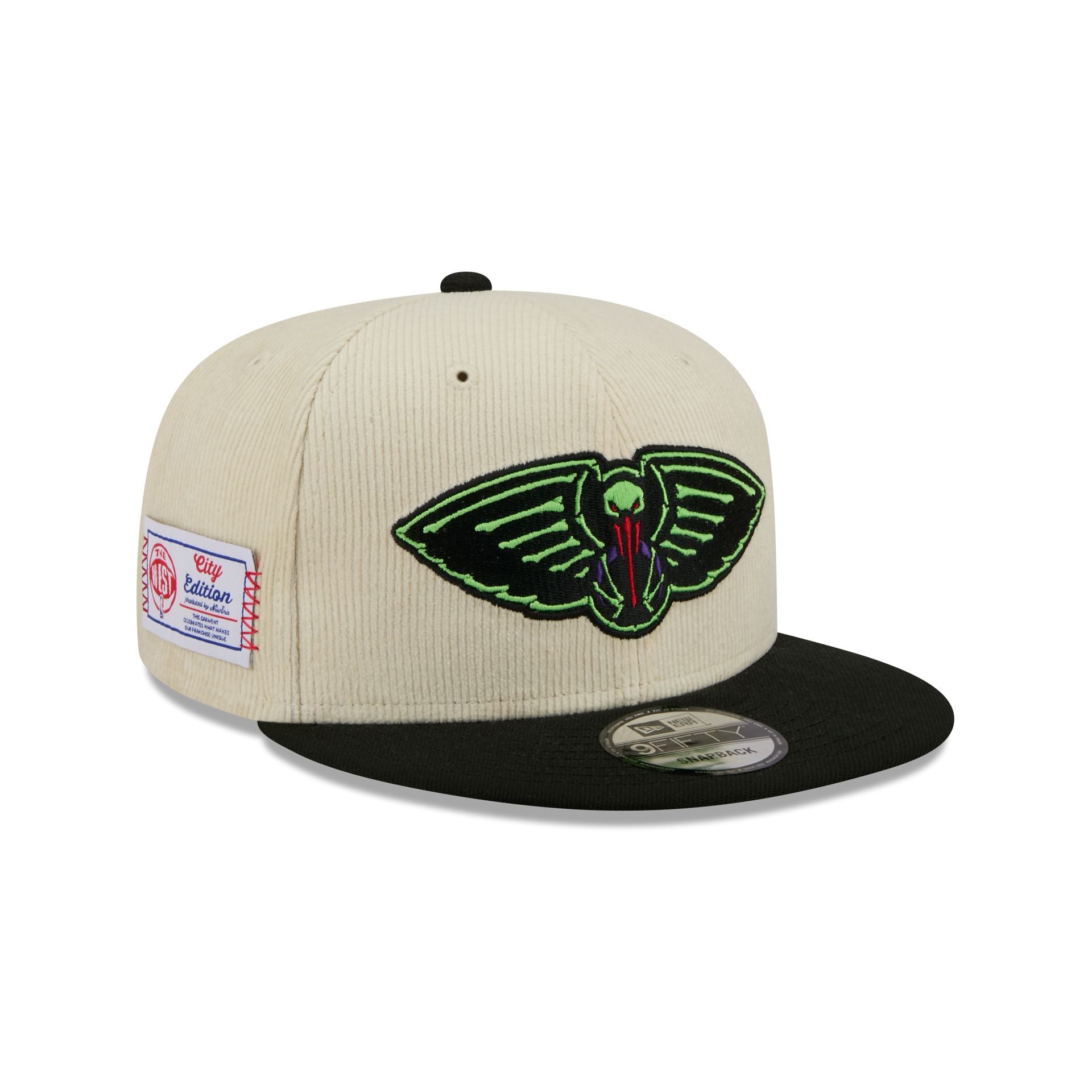 New Orleans Pelicans 2025 City Edition Chrome White Corduroy 9FIFTY Sn