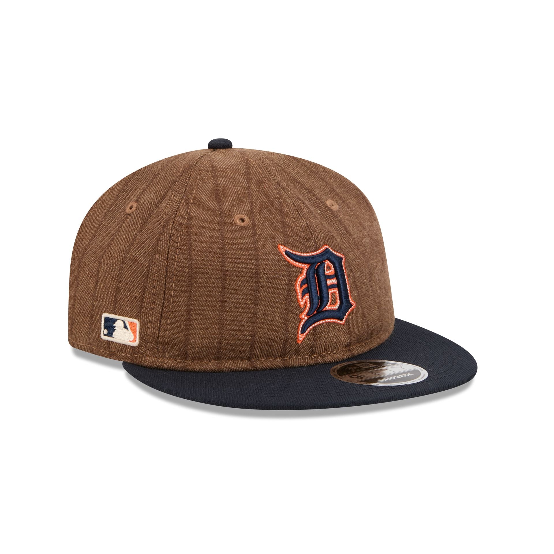 Detroit Tigers Three Looms Wool Pinstripe Retro Crown 9FIFTY Adjustabl