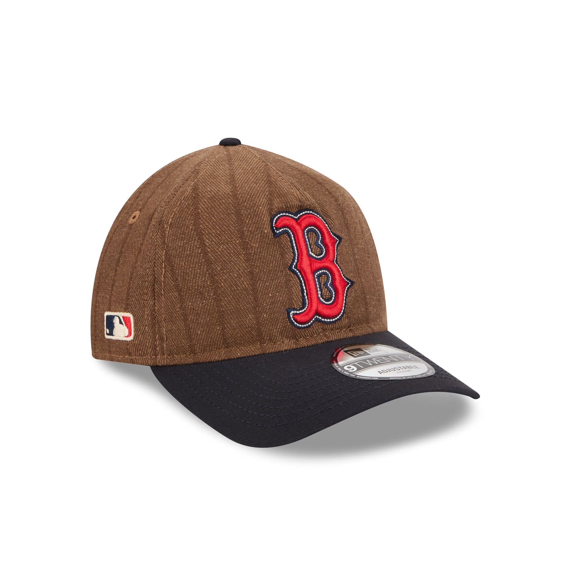 Boston Red Sox Three Looms Wool Pinstripe 9TWENTY A-Frame Adjustable H