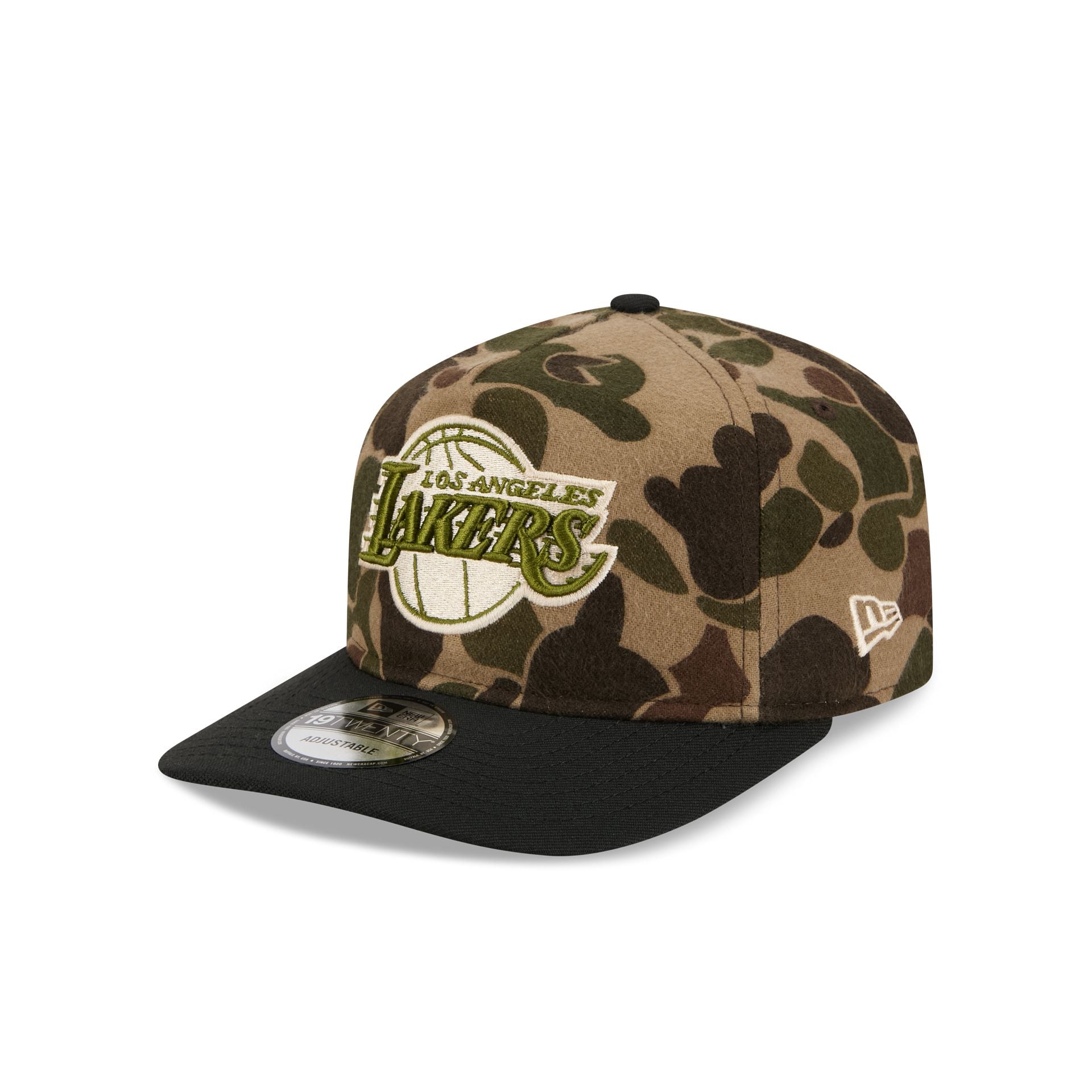 Los Angeles Lakers Three Looms Wool Duck Camo 19TWENTY Adjustable Hat