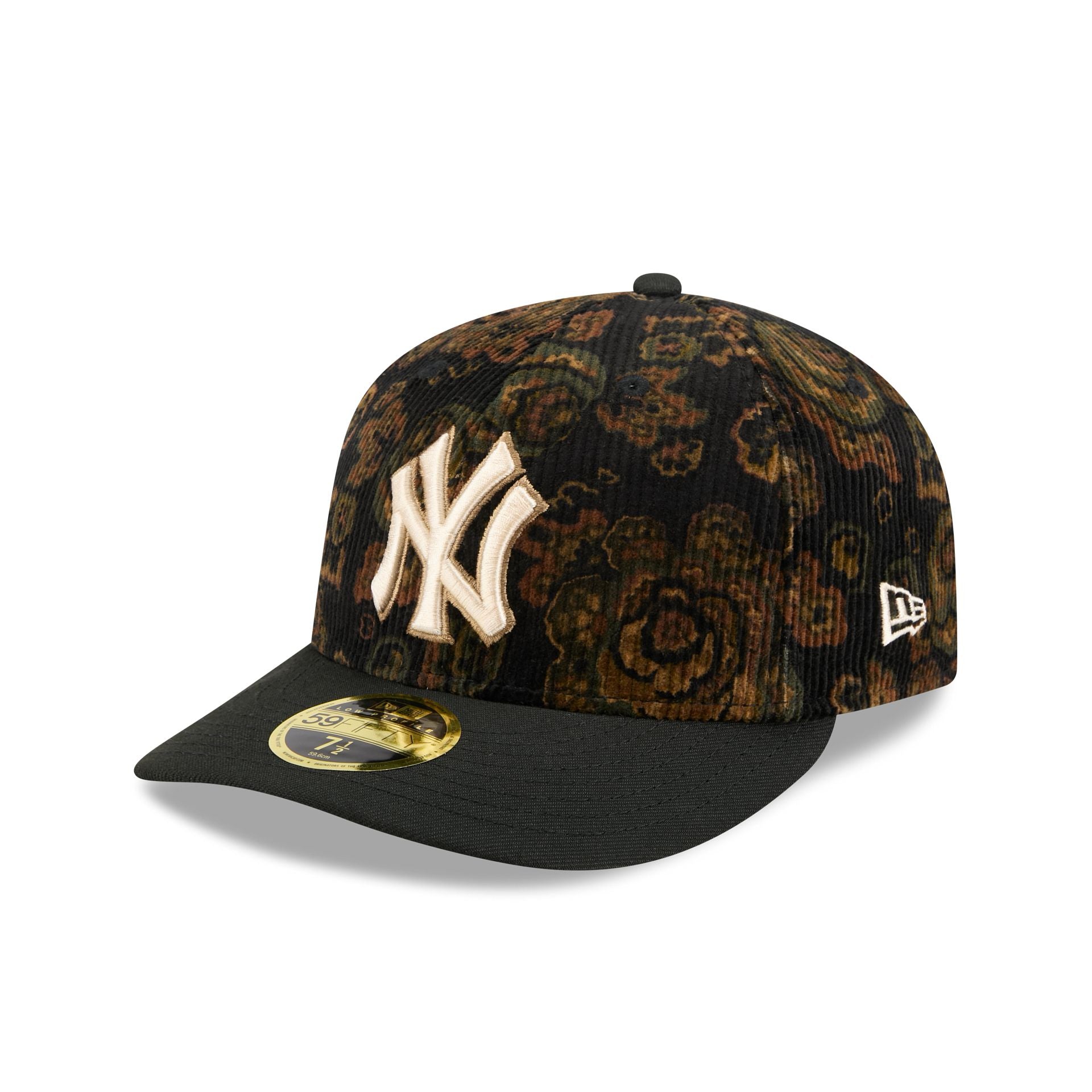 New York Yankees Three Looms Floral Cord Low Profile 59FIFTY Fitted Ha