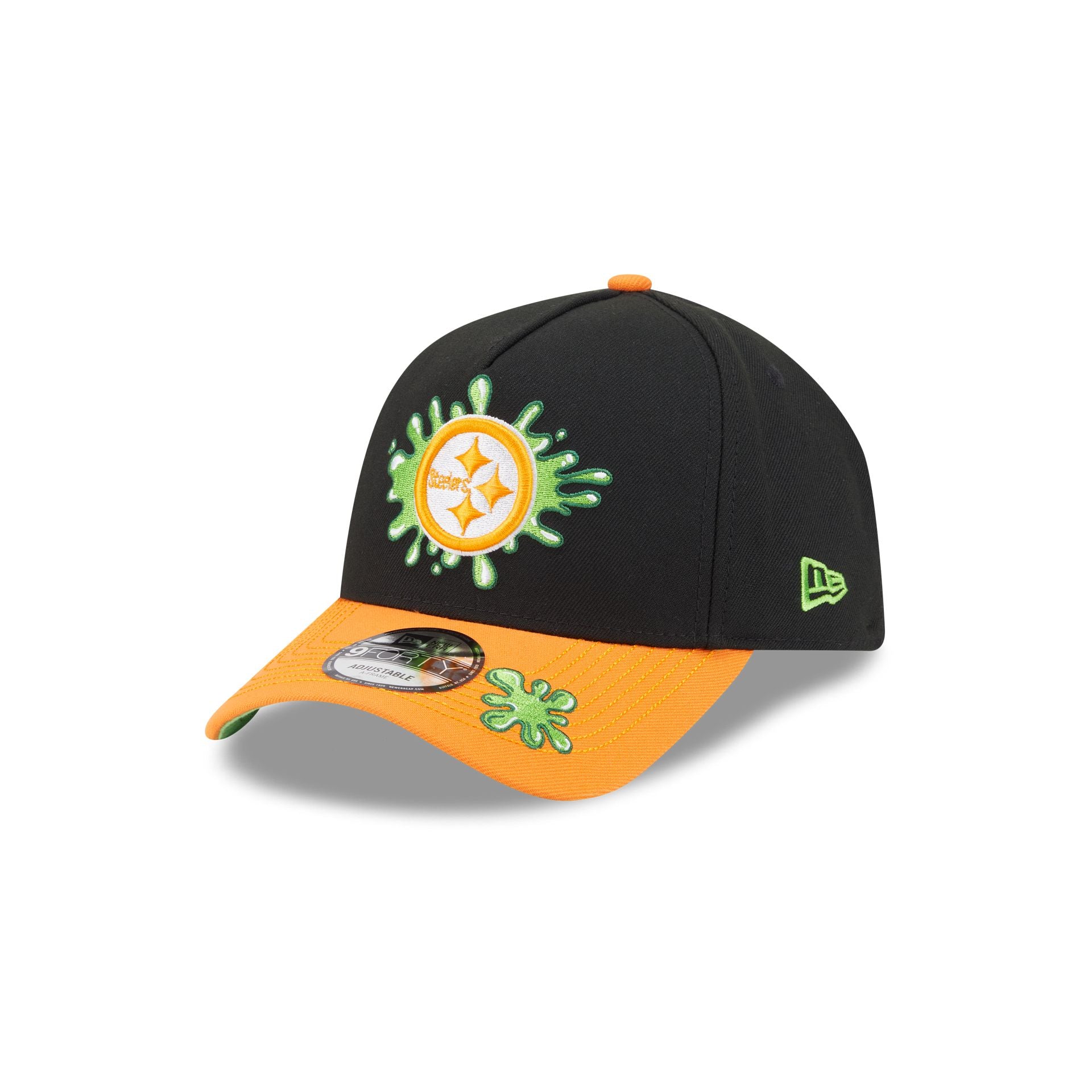 Nickelodeon Slime x Pittsburgh Steelers 9FORTY A-Frame Snapback Hat