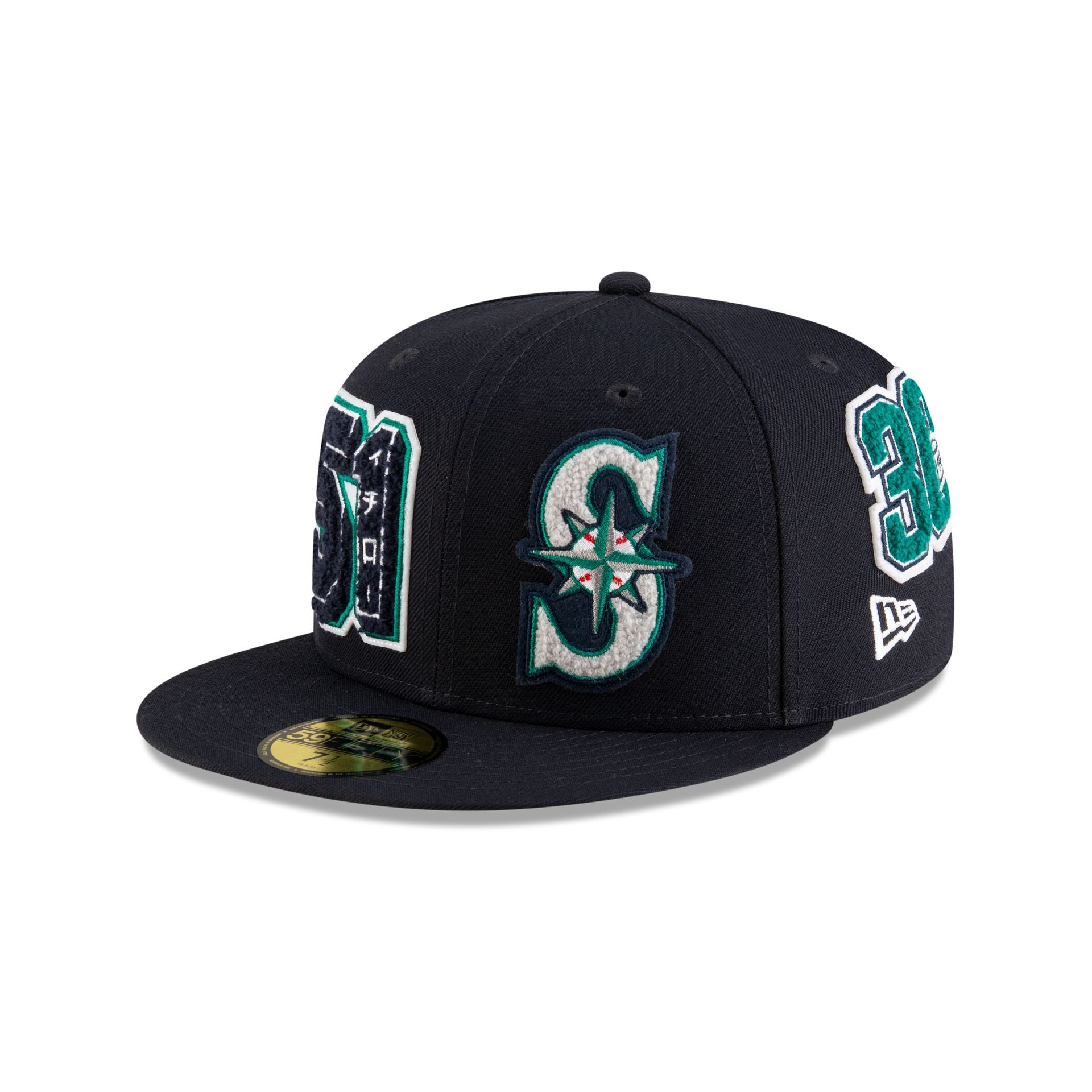 60765318_59FIFTY_ICHIROHOF5950CHENILLEPATCHES_SEAMAR_NAV_3QL_2f812019-a4dd-4c4e-95f1-acb89fd7f028