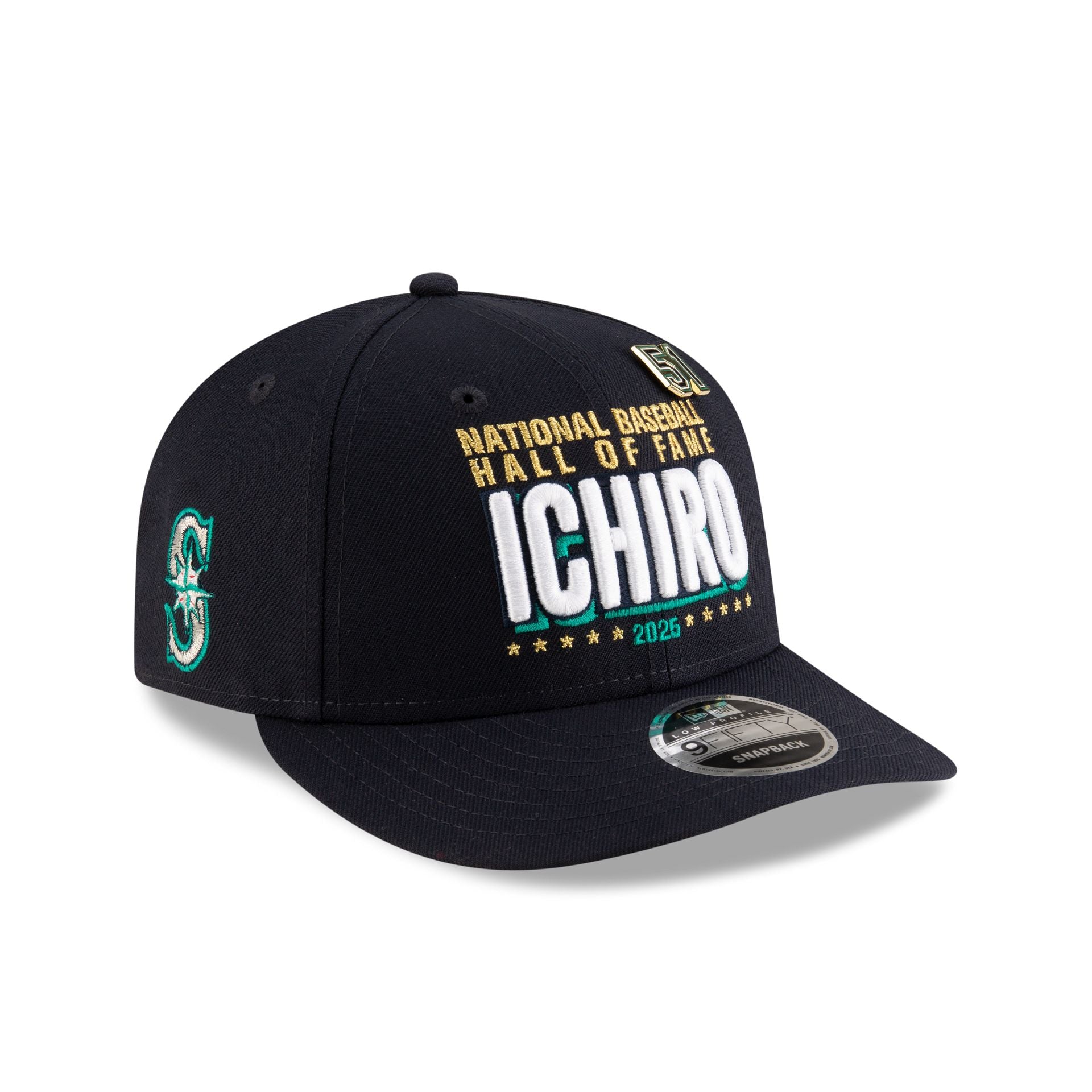 Seattle Mariners Hall of Fame 2025 Ichiro Suzuki Low Profile 9FIFTY Sn