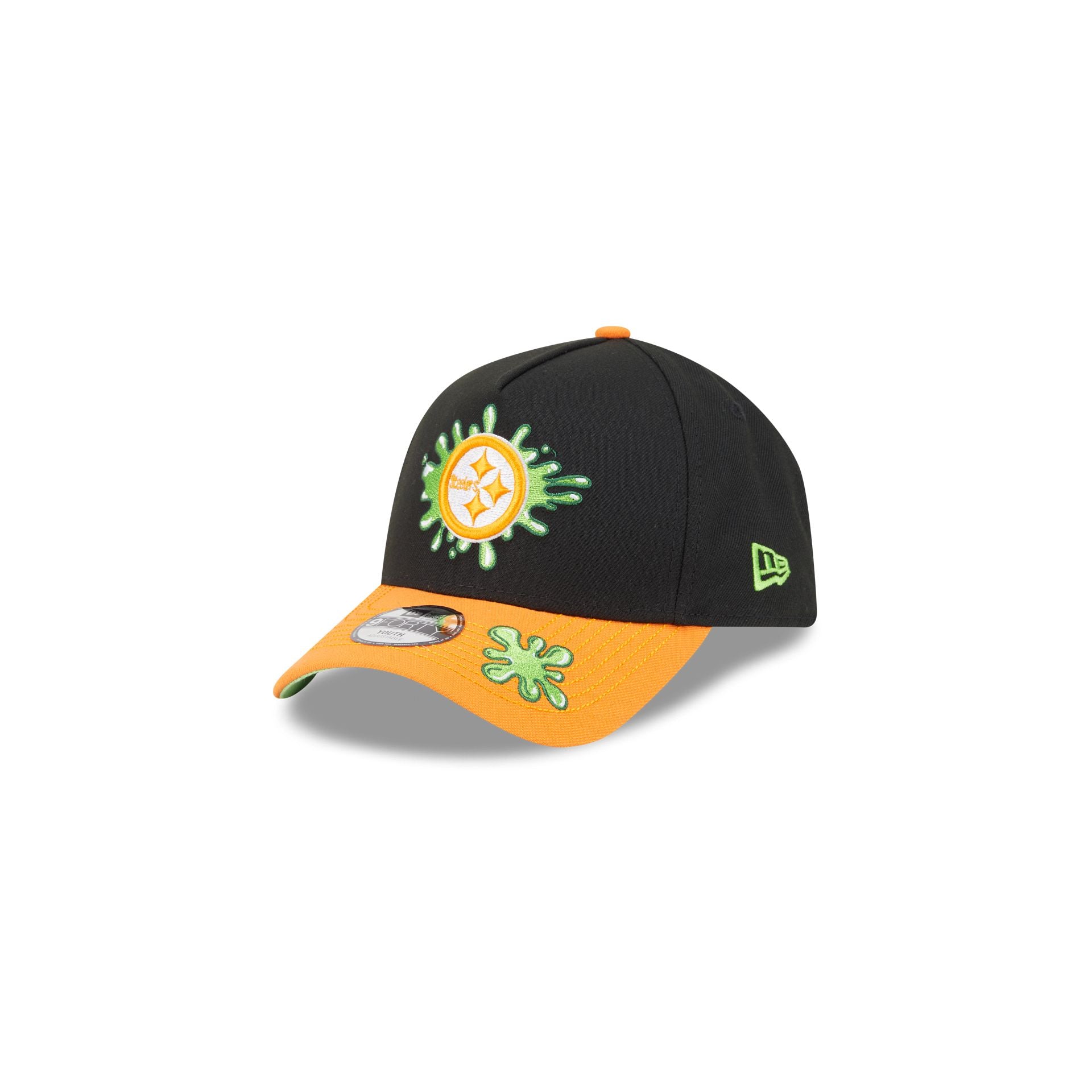 Nickelodeon Slime x Pittsburgh Steelers Kids 9FORTY A-Frame Snapback H