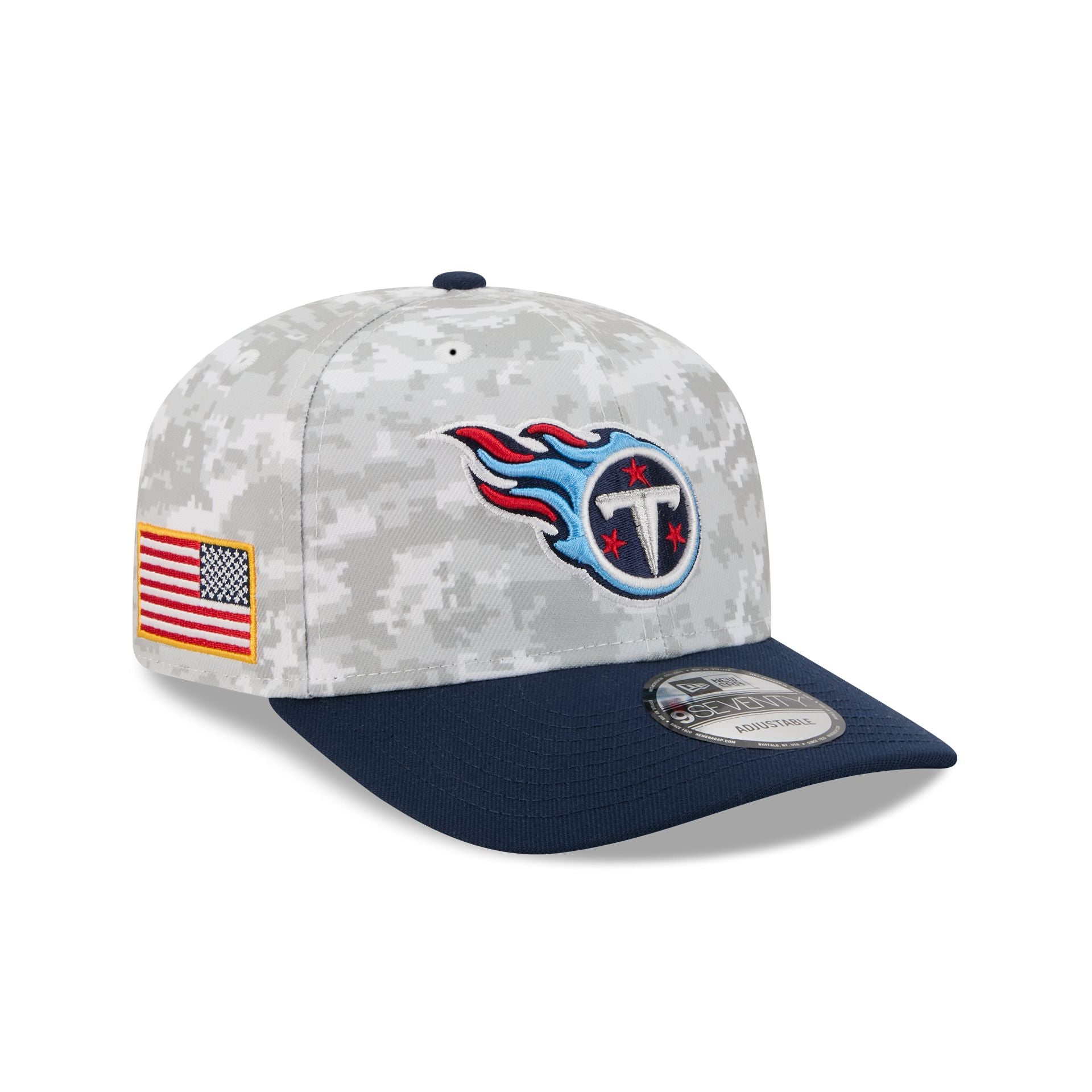 Tennessee Titans 2025 Salute to Service Fan Gear 9SEVENTY Stretch-Snap
