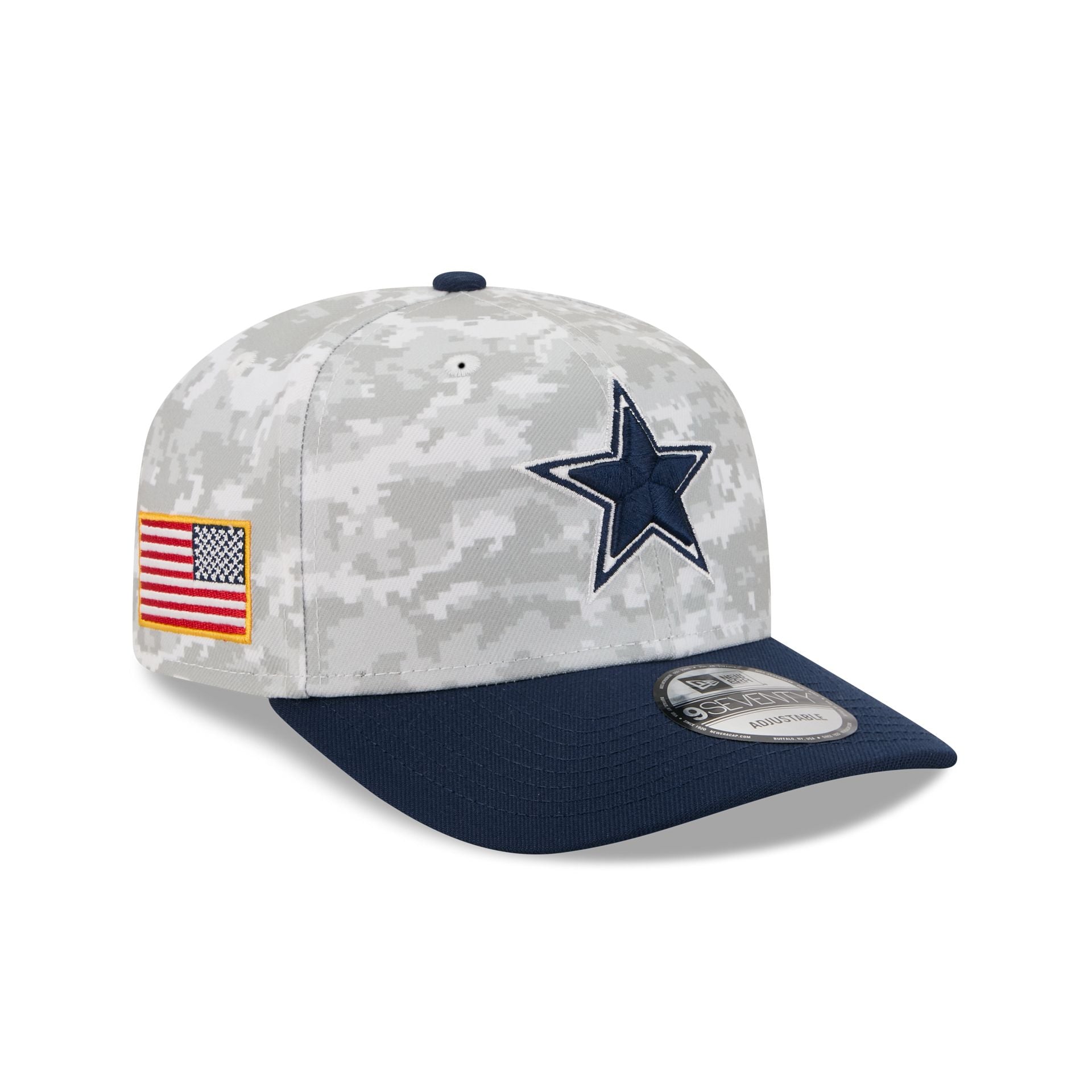 Dallas Cowboys 2025 Salute to Service Fan Gear 9SEVENTY Stretch-Snap H