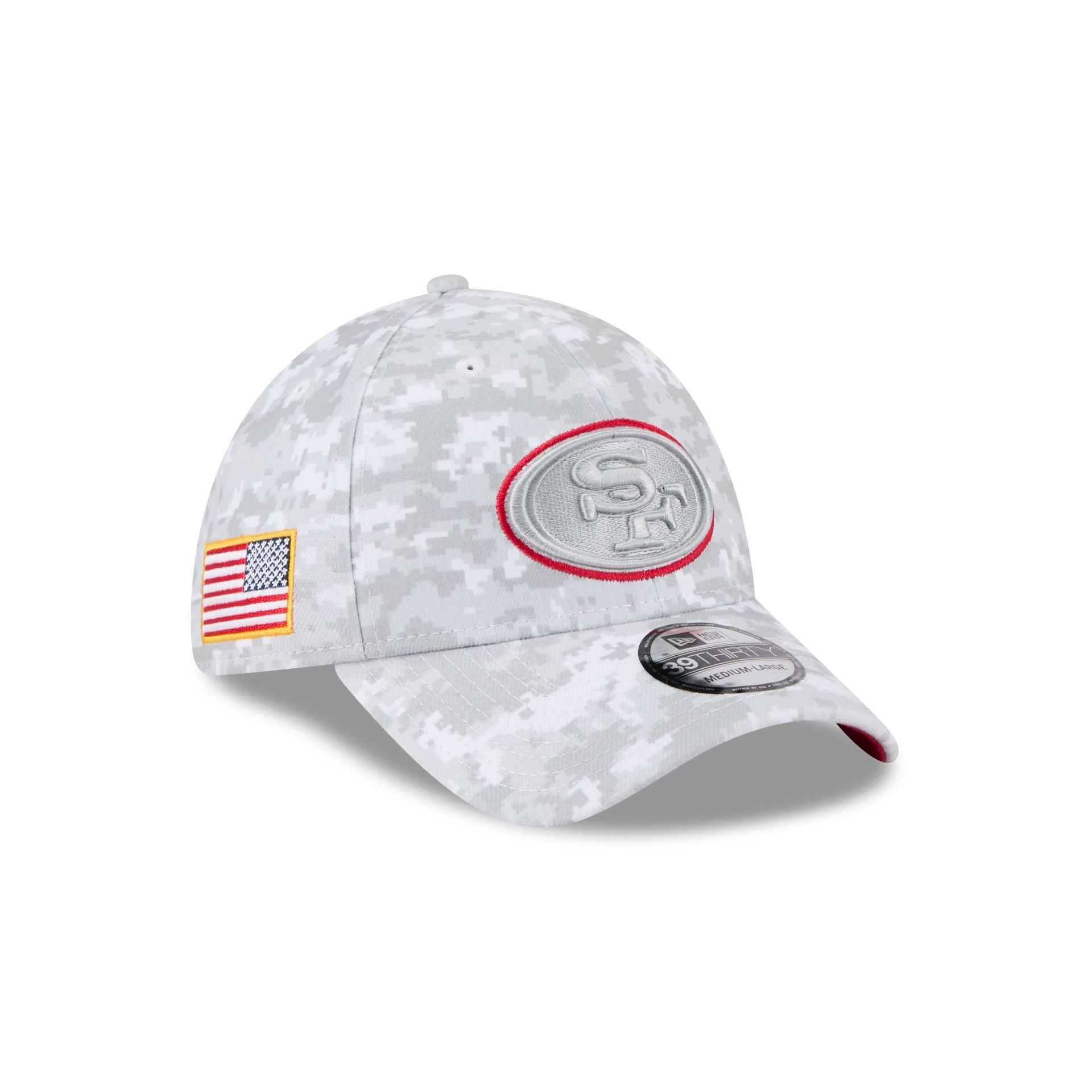 San Francisco 49ers 2025 Salute to Service Fan Gear 39THIRTY Stretch F